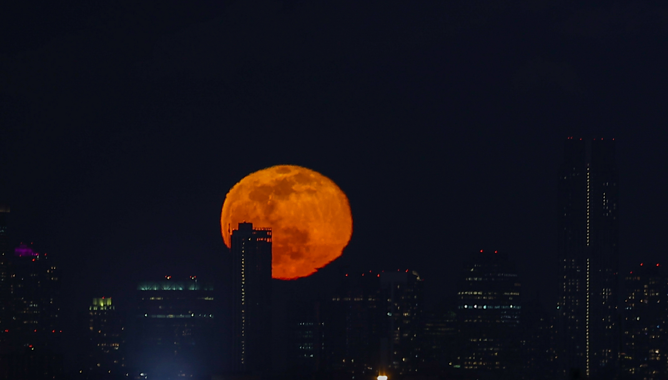 Snow Moon: This week's full moon will be appropriately colored for