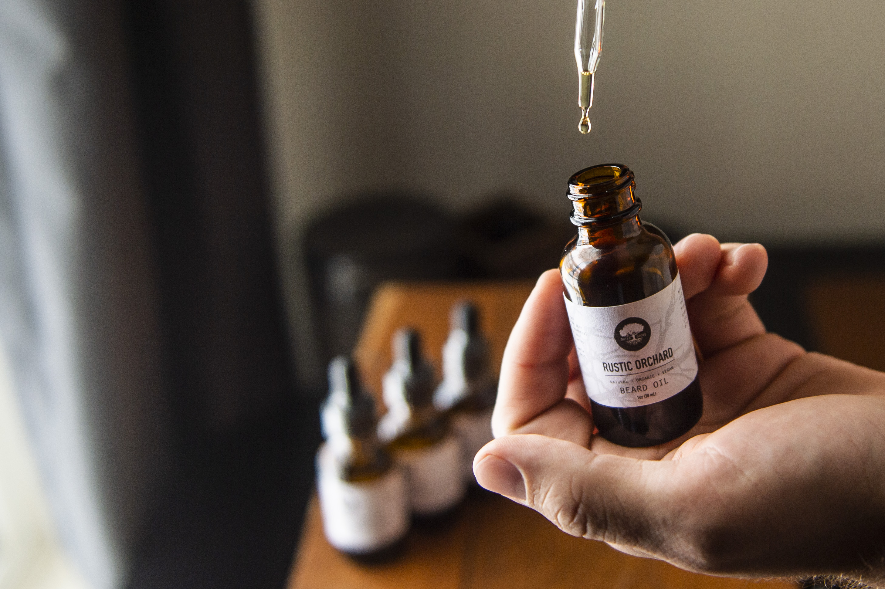 Michigan college student pushes through pandemic with beard oil
