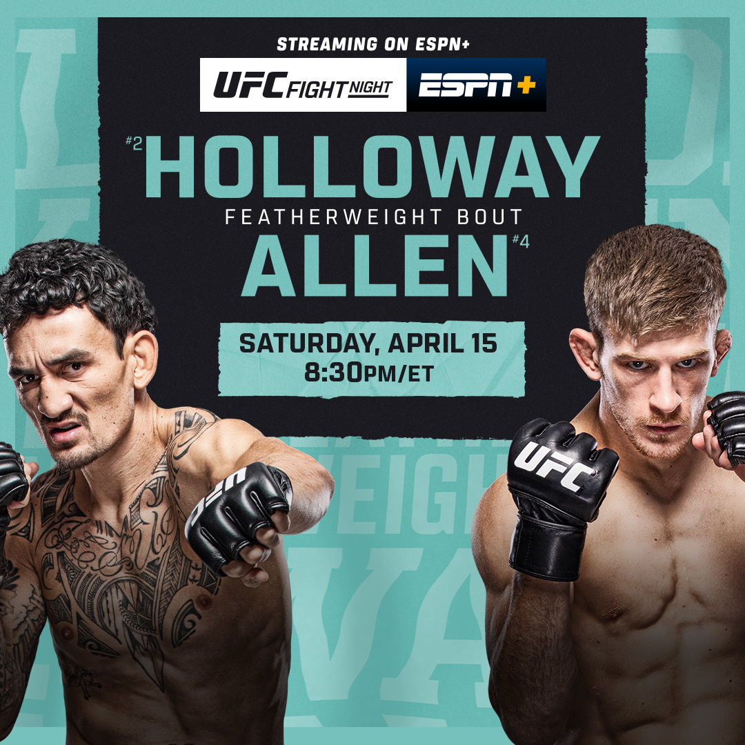 How to watch UFC Fight Night Holloway vs
