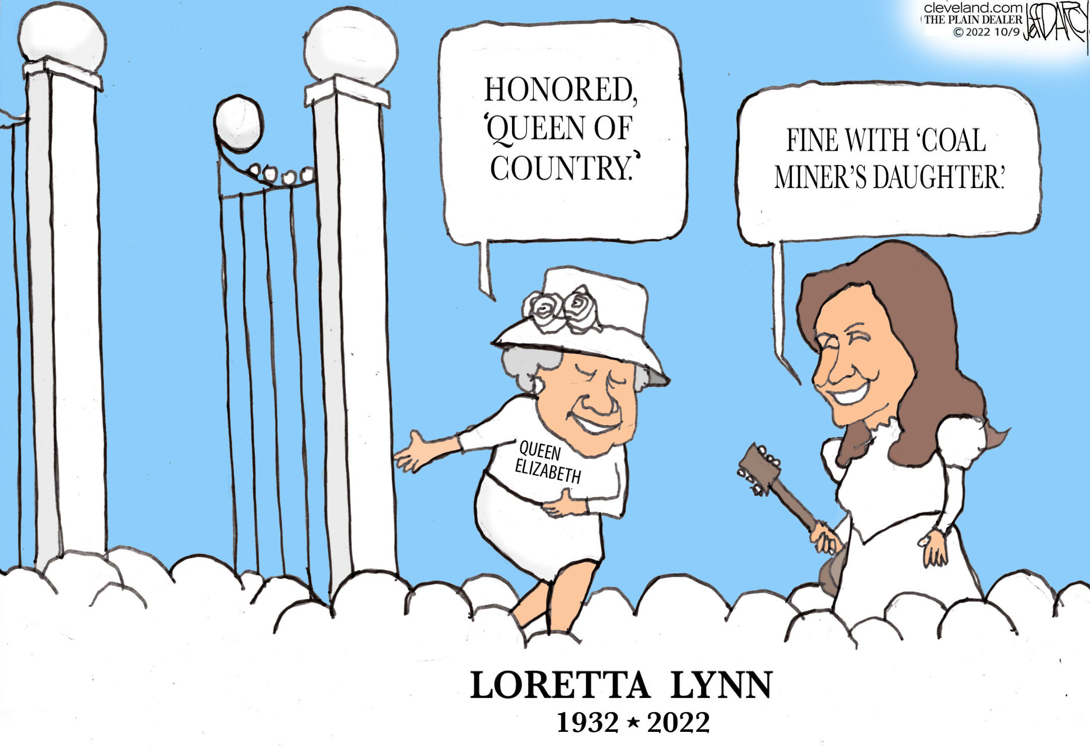 Loretta Lynn legacy: Darcy cartoon - cleveland.com