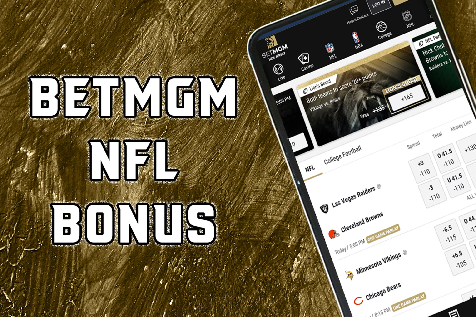 BetMGM NFL bonus: This is how to claim the Sunday Week 1 offer 