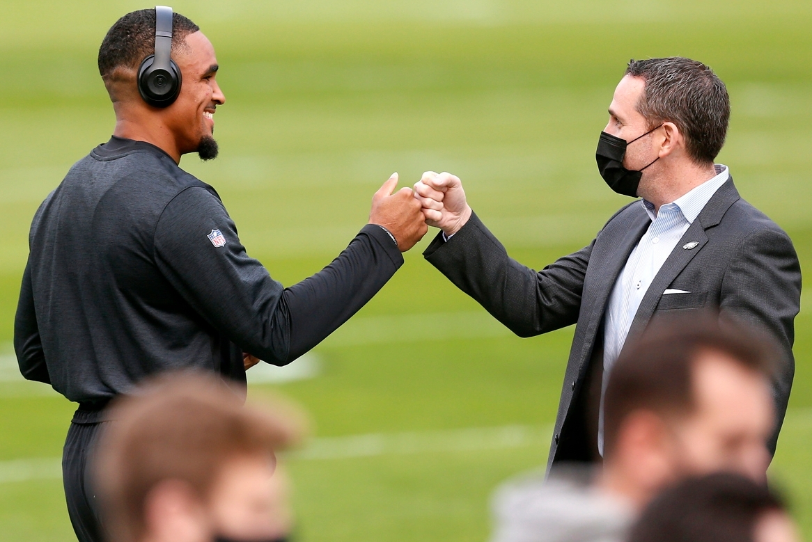 Eagles GM Howie Roseman says 'magnitude' of reaction to Jalen Hurts draft  pick was 'a little surprising to us' 