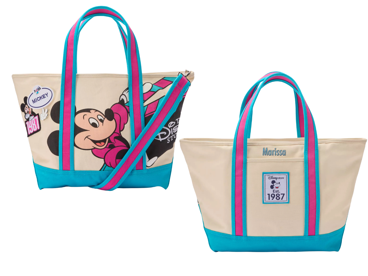 Disney Mickey Mouse tote bags are being sold in retro styles
