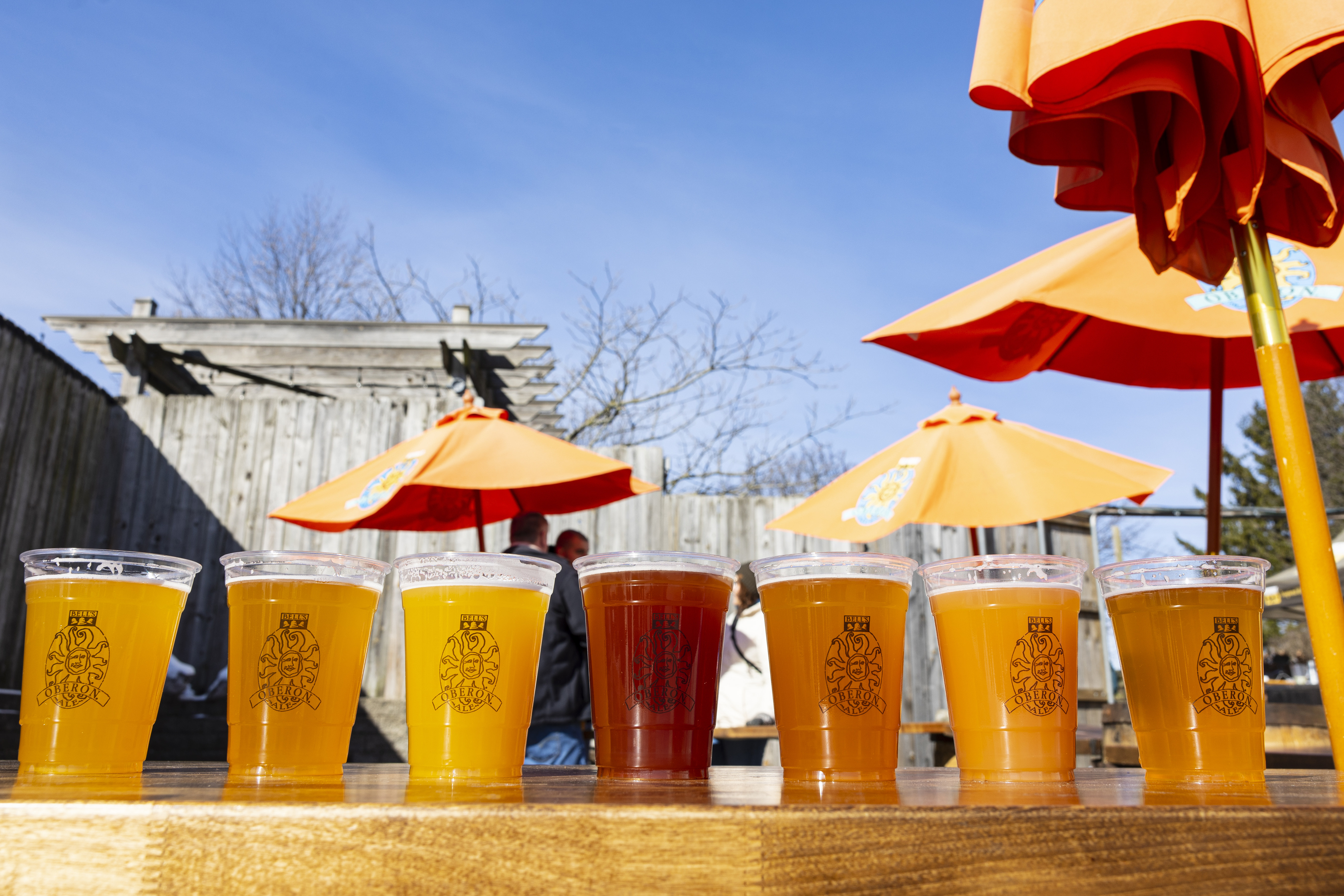 bell oberon patio umbrella It's officially spring in Kalamazoo: The Oberon flag has been raised