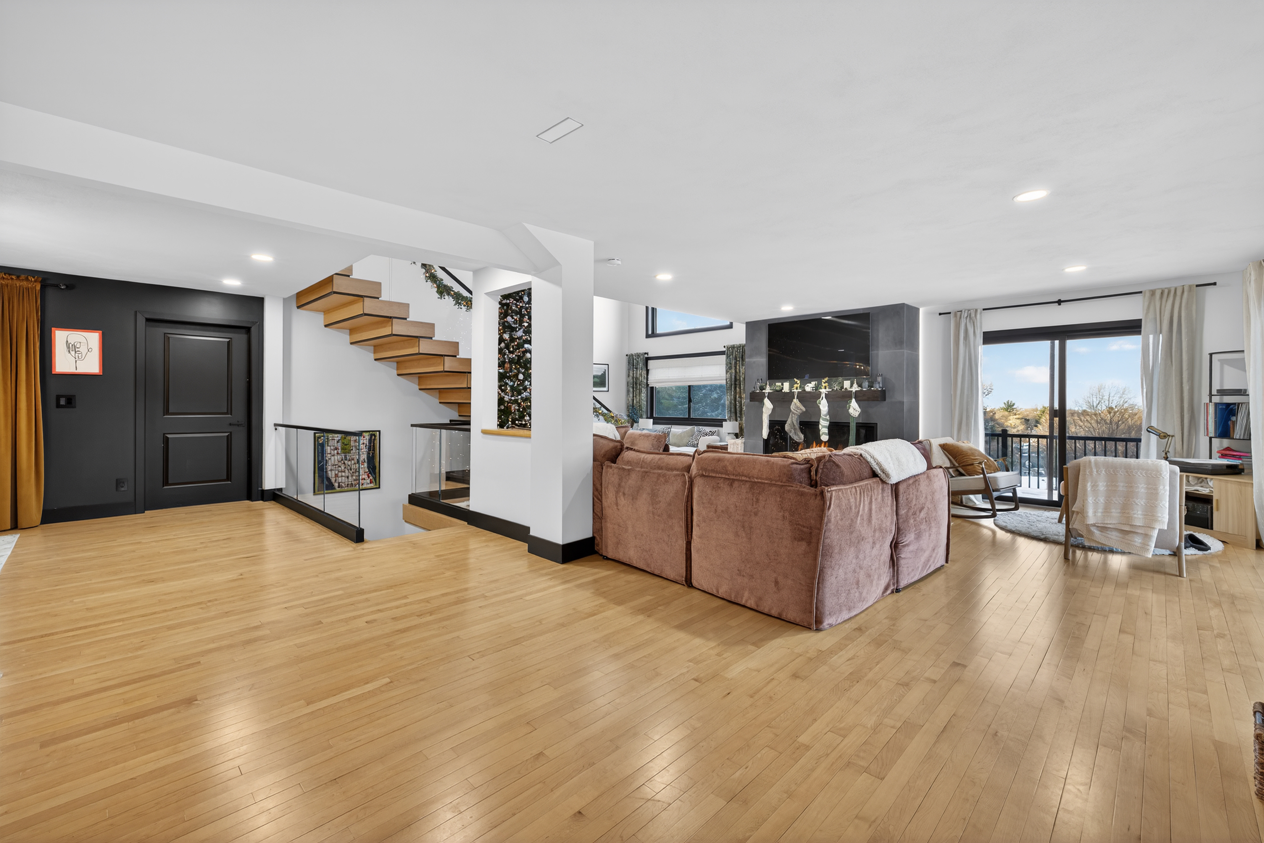 - Christina Cianciosi grew up admiring the house at 101 Alton Street in Syracuse which borders Bellevue Country Club. In 2022, she bought the unique home and gave it an extensive renovation. Stairs go up from the ground floor to the main living space. Courtesy of Kyle Fedrizzi, owner of kfotography315, LLC.