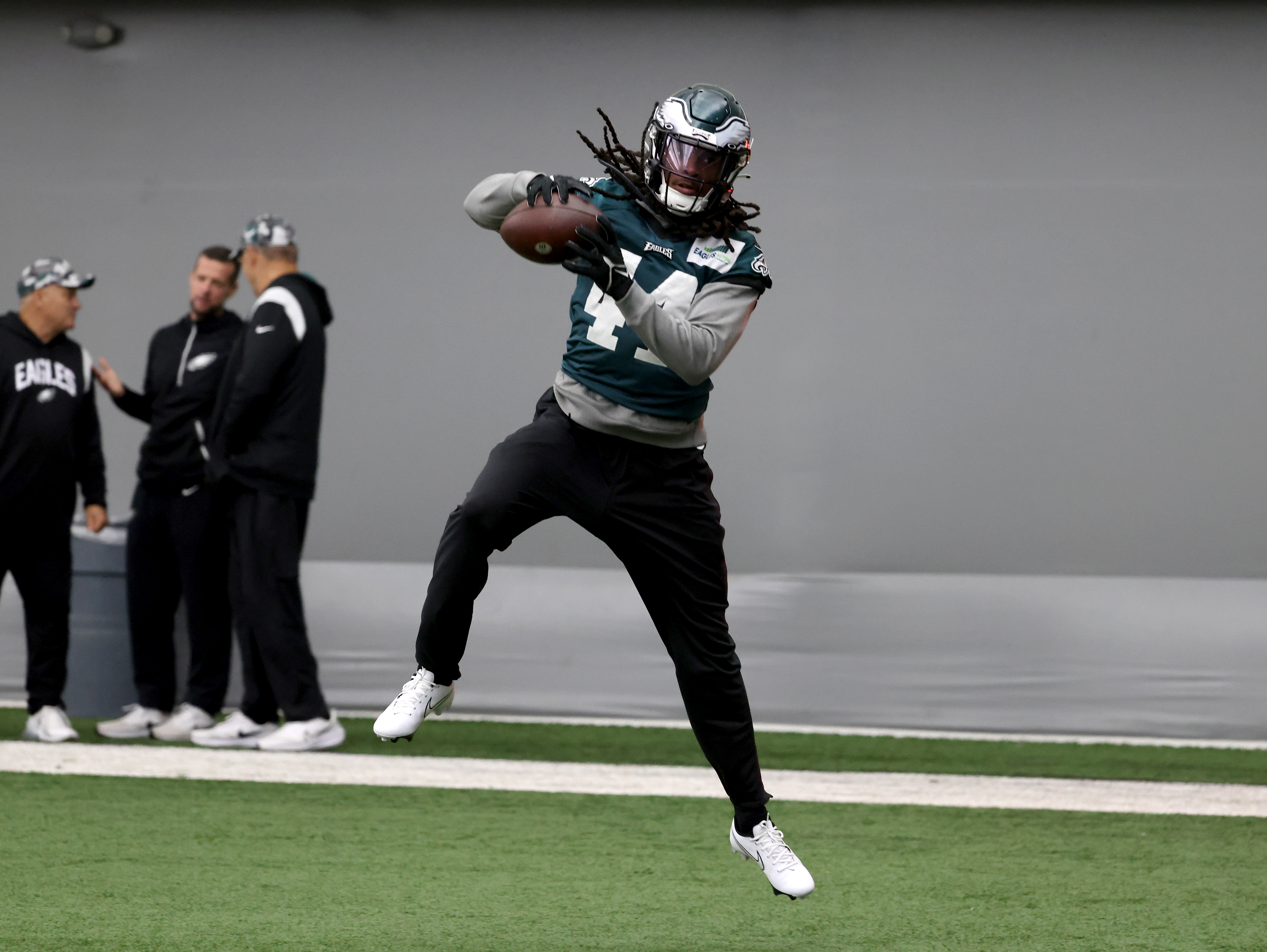 Photos of Philadelphia Eagles practice at NovaCare Complex