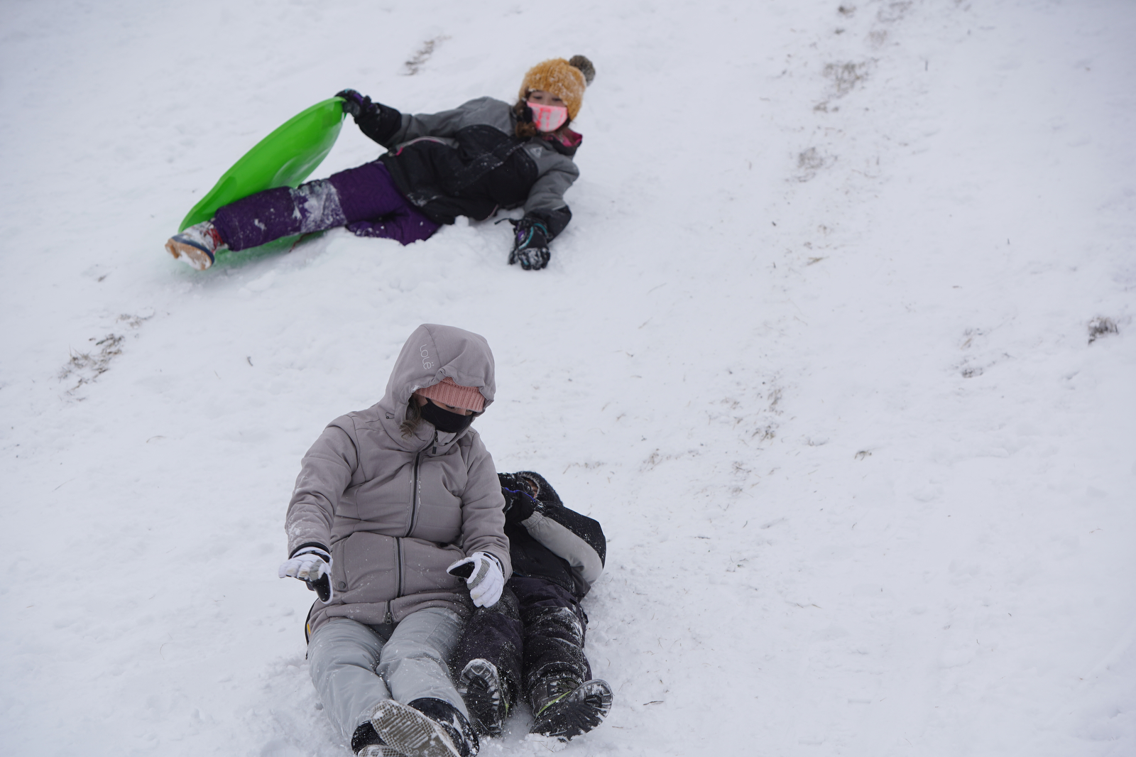 Fun in the snow at Maple Street Magnet School for the Arts - mlive.com