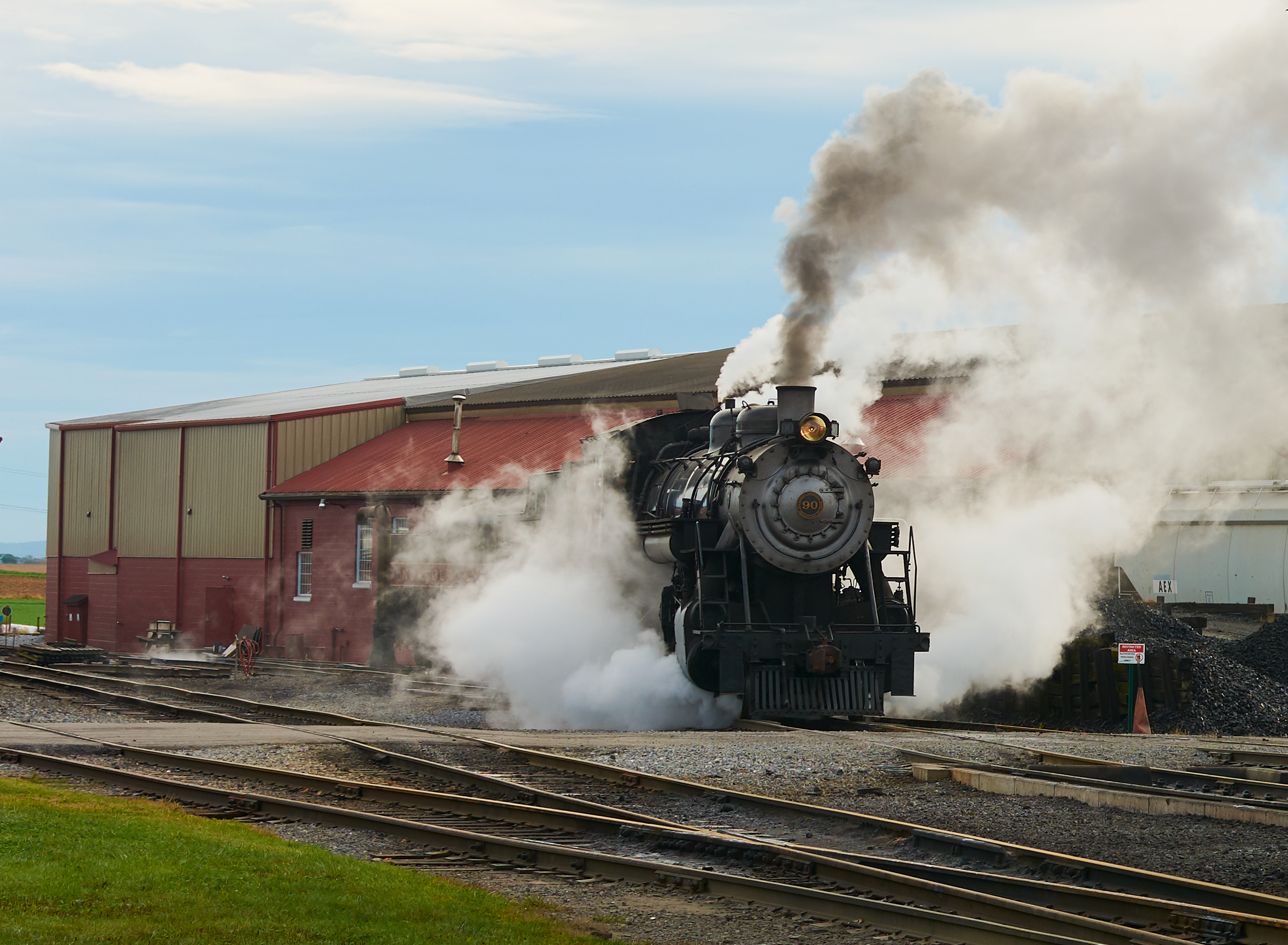 Historic Locomotive Engine 475 Strasburg Railroad Stock Image - Image of  culture, black: 262424685