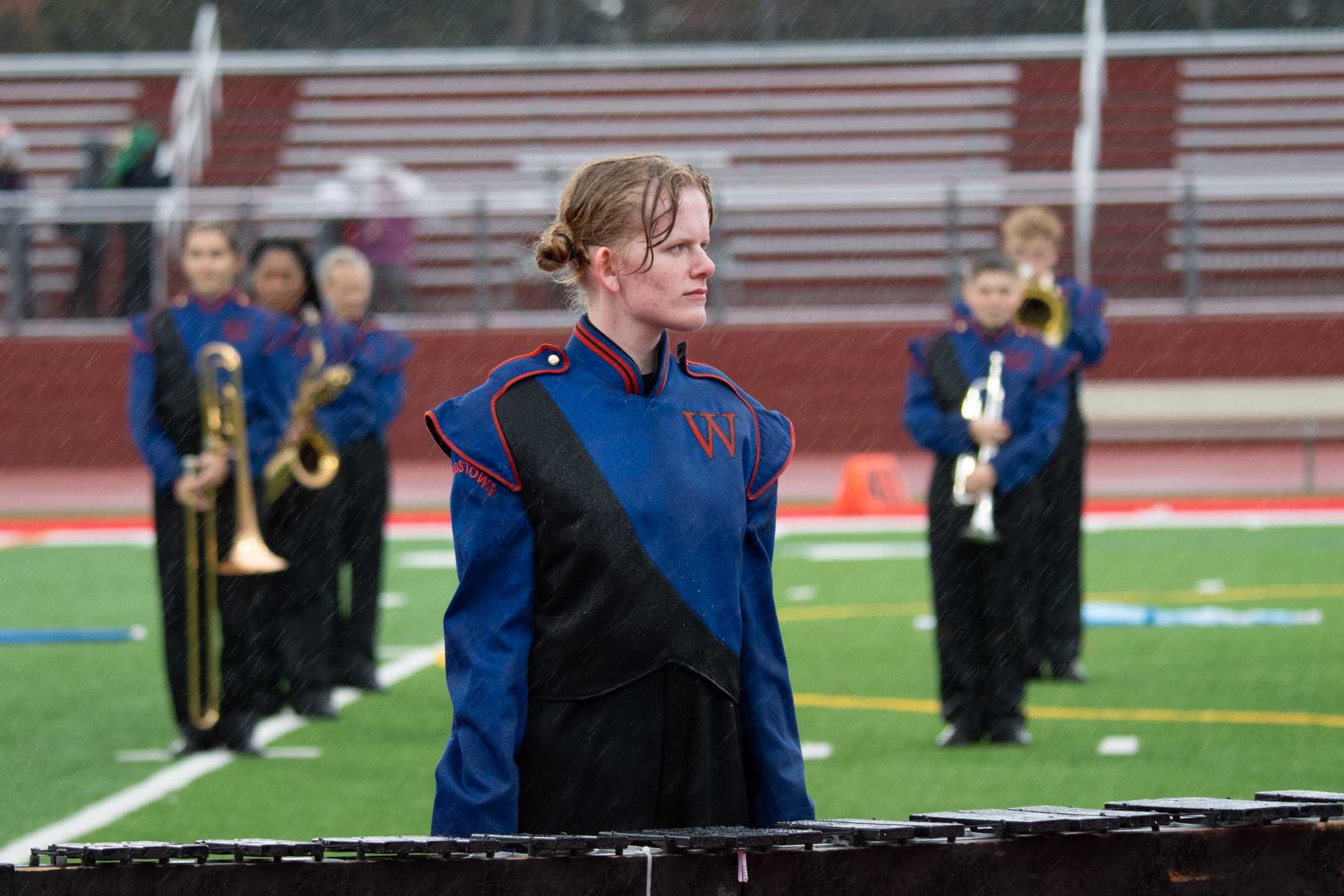 Woodstown High School Marching Band on Oct. 23, 2022