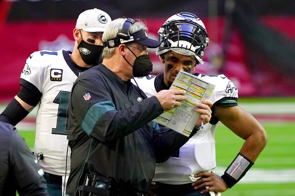 Doug Pederson won't name Philadelphia Eagles starting quarterback for next  week 