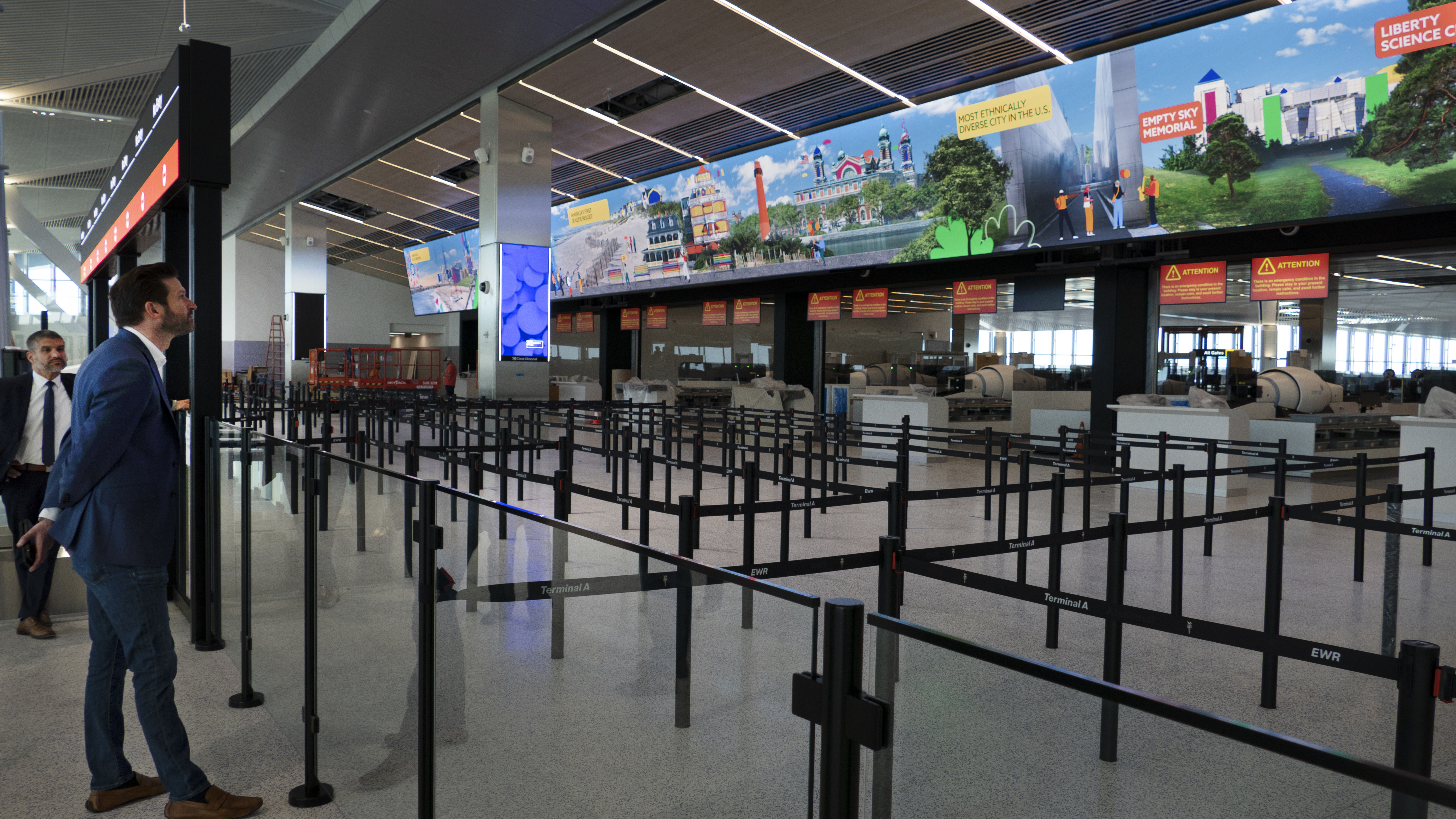 Newark airport s new and very Jersey Terminal A opens today