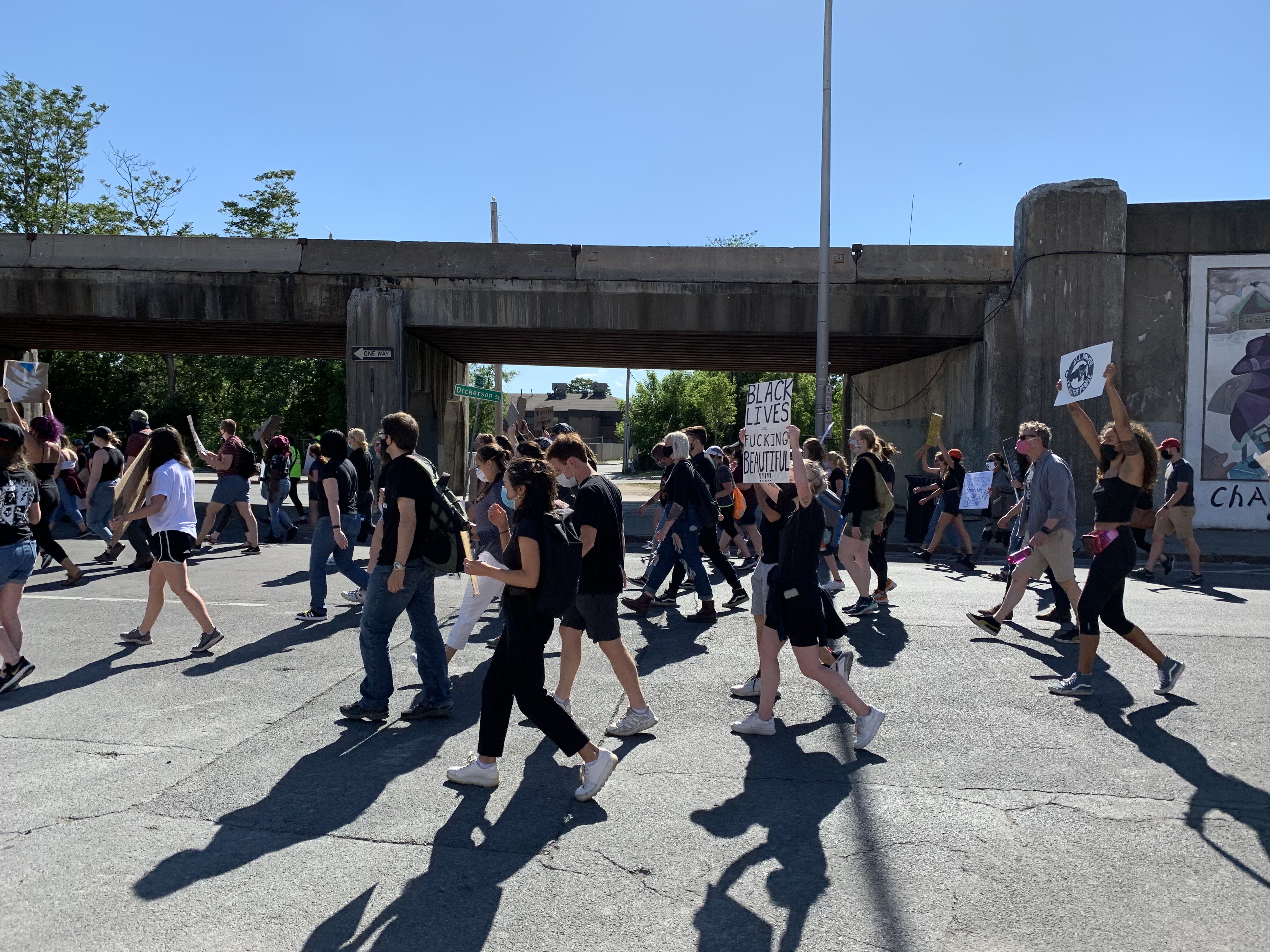 More than 1,000 people march in Black Lives Matter rally - syracuse.com
