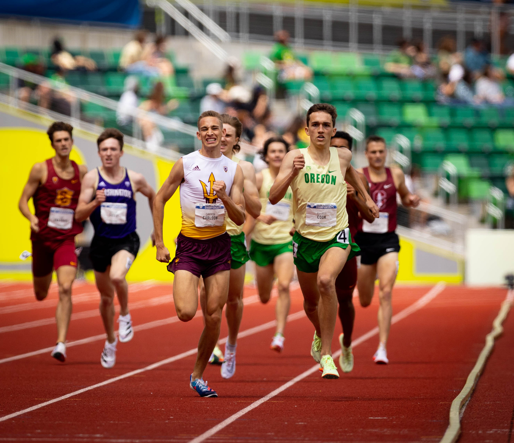 Oregon Ducks sweep men's, women's titles at Pac-12 track & field ...