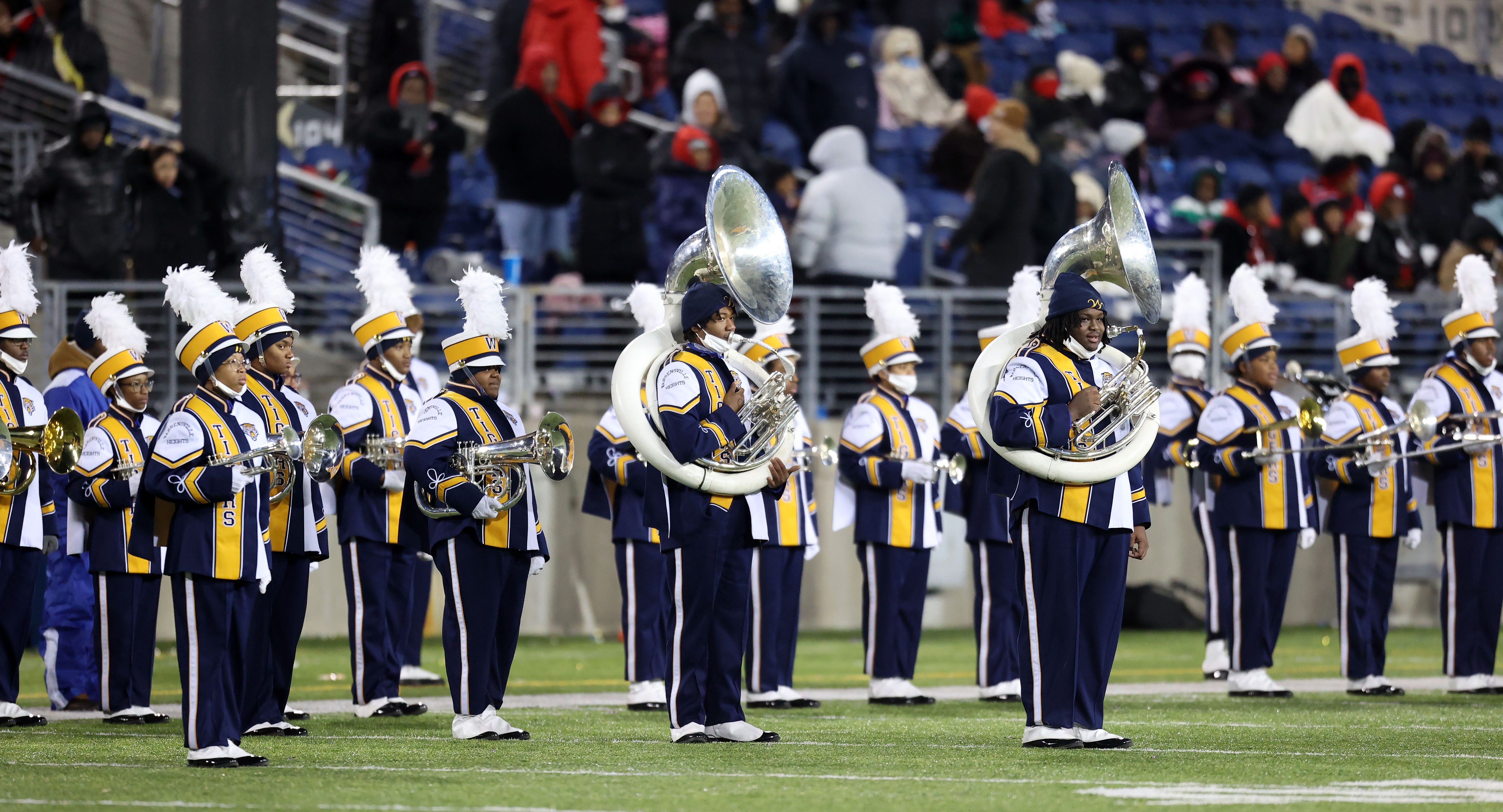 Warrensville Heights marching band at the OHSAA division IV state ...