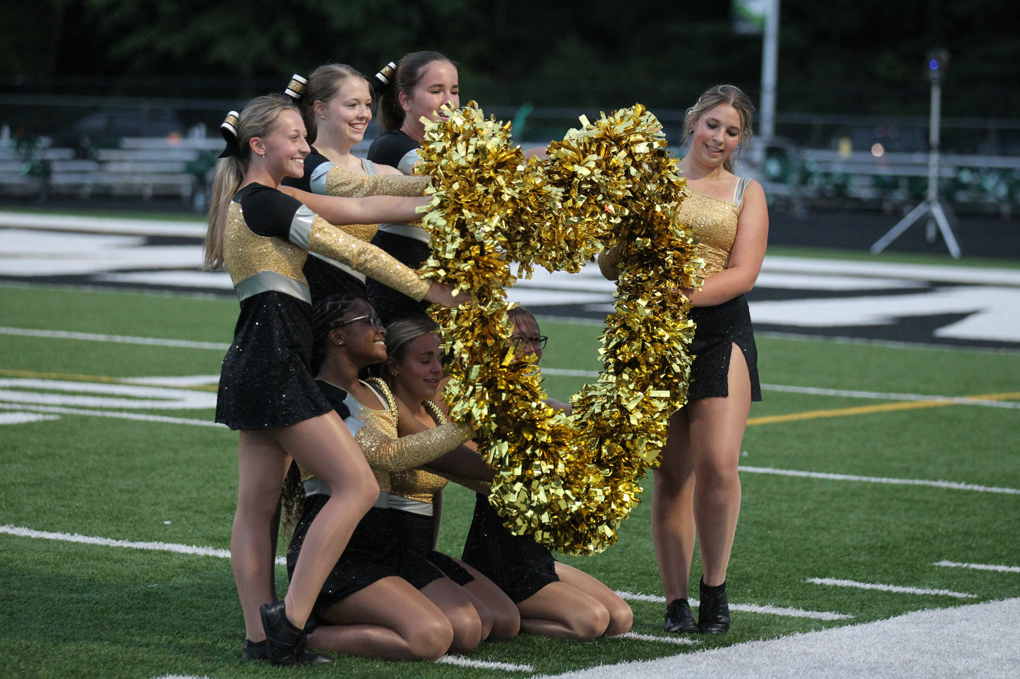 Painesville Riverside High School marching band at Aurora High School ...
