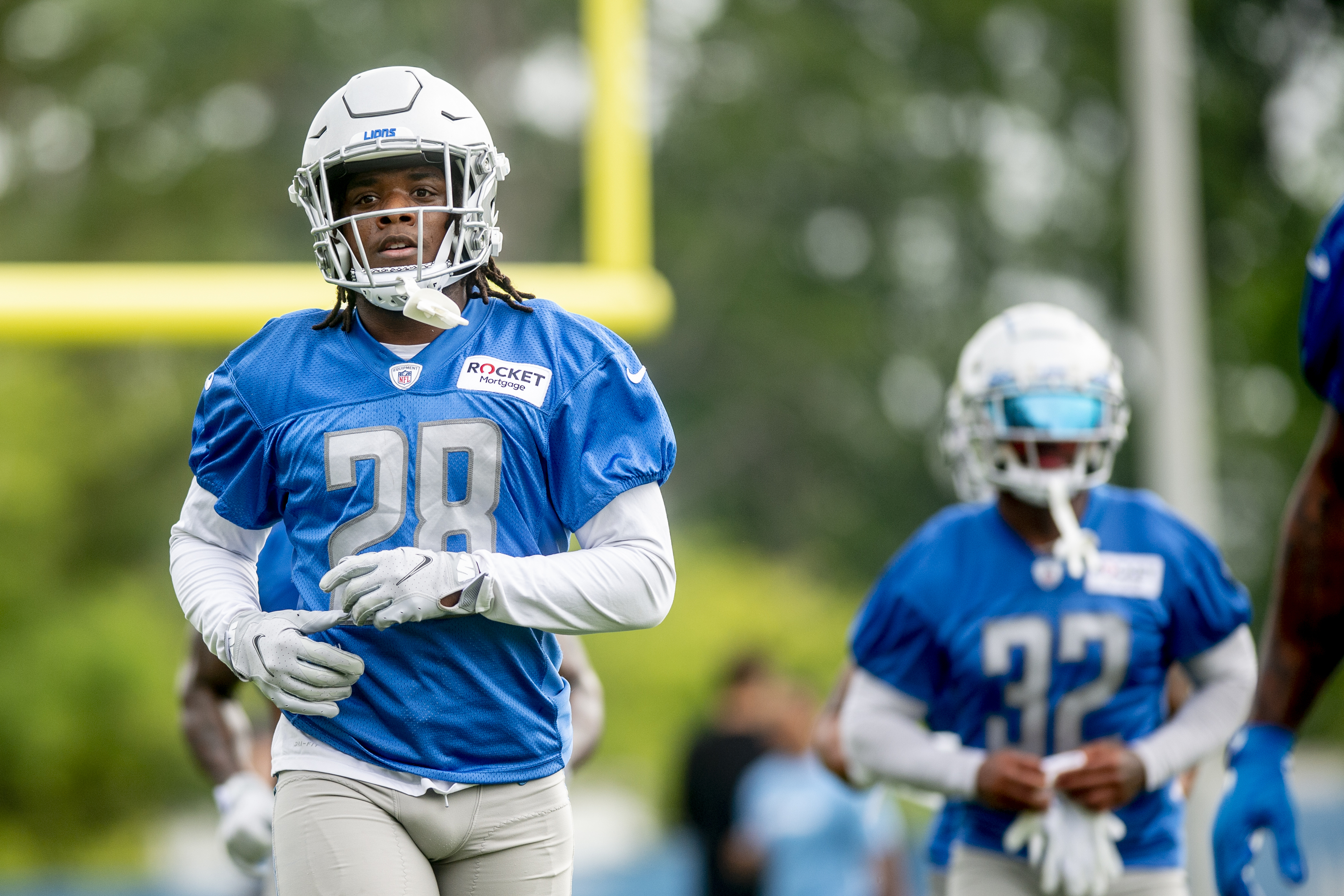 Lions running back Jermar Jefferson prioritizing special teams in battle  for roster spot