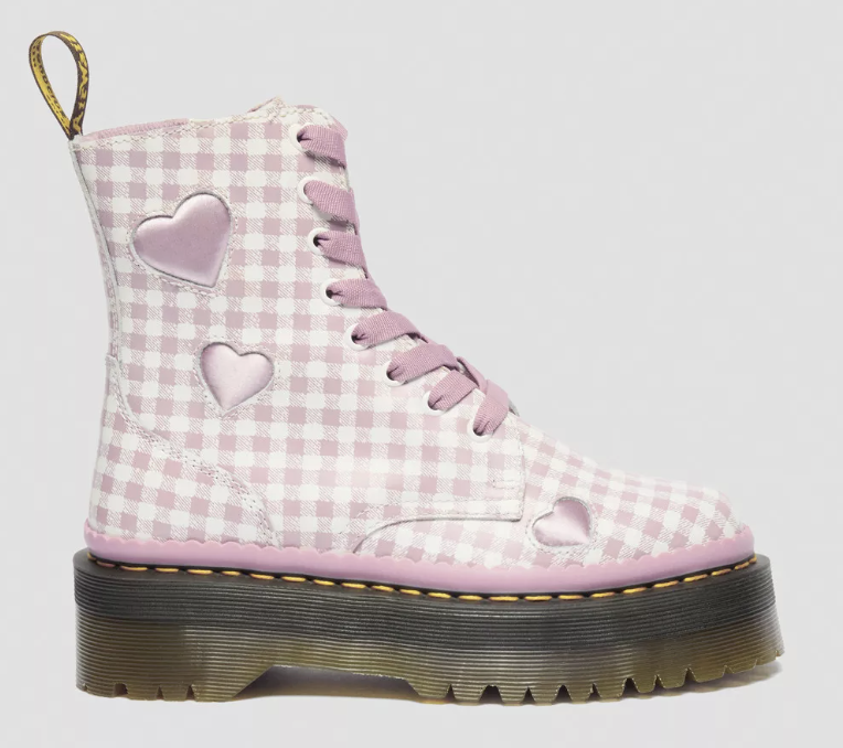 Dr. Martens just released a new Jadon heart boot for  display picture 2