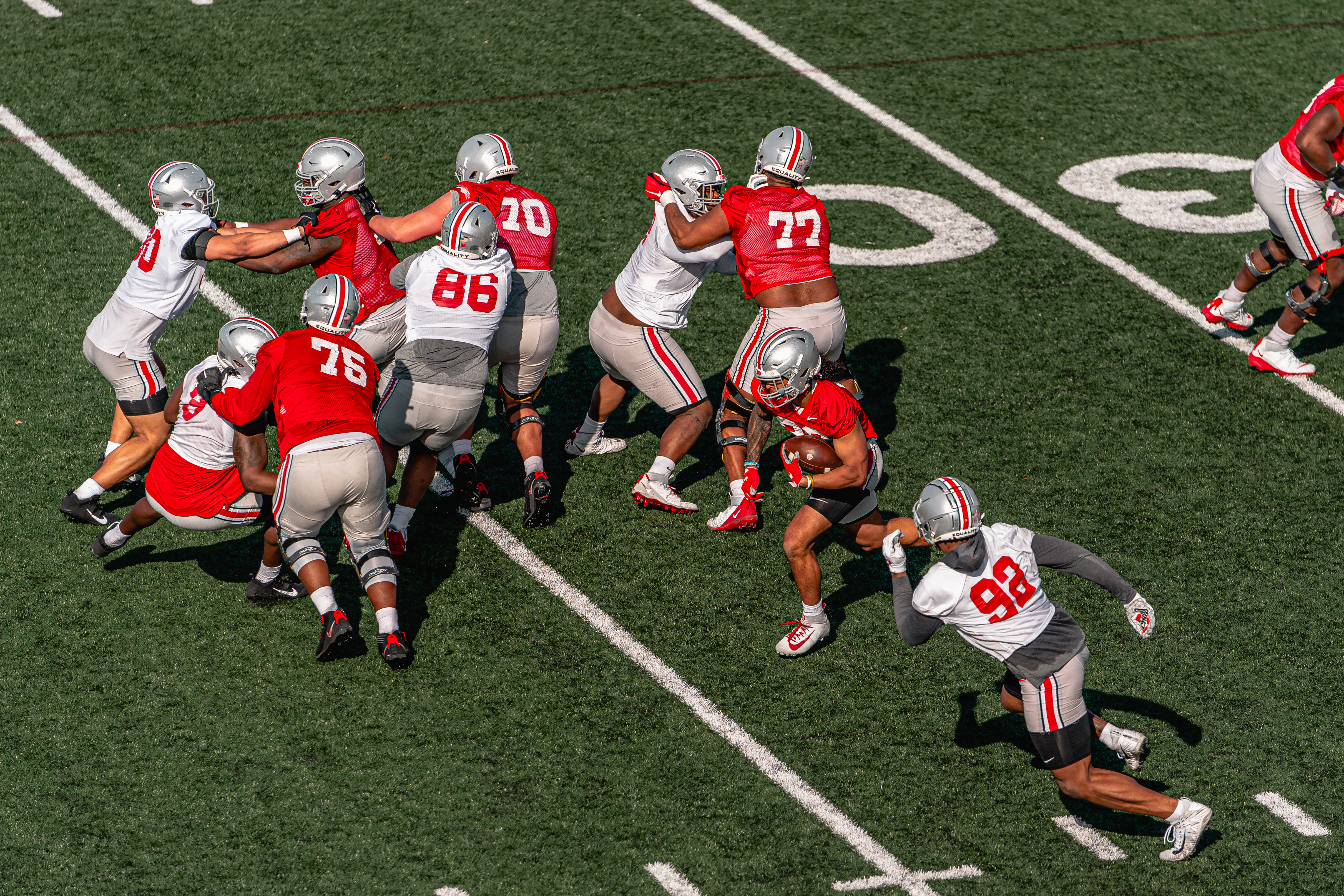 Watch Ohio State Football Go Through Spring Practice During Its First Day In Pads Cleveland Com Watch Ohio State Football Go Through Spring Practice During Its First Day In Pads Cleveland Com
