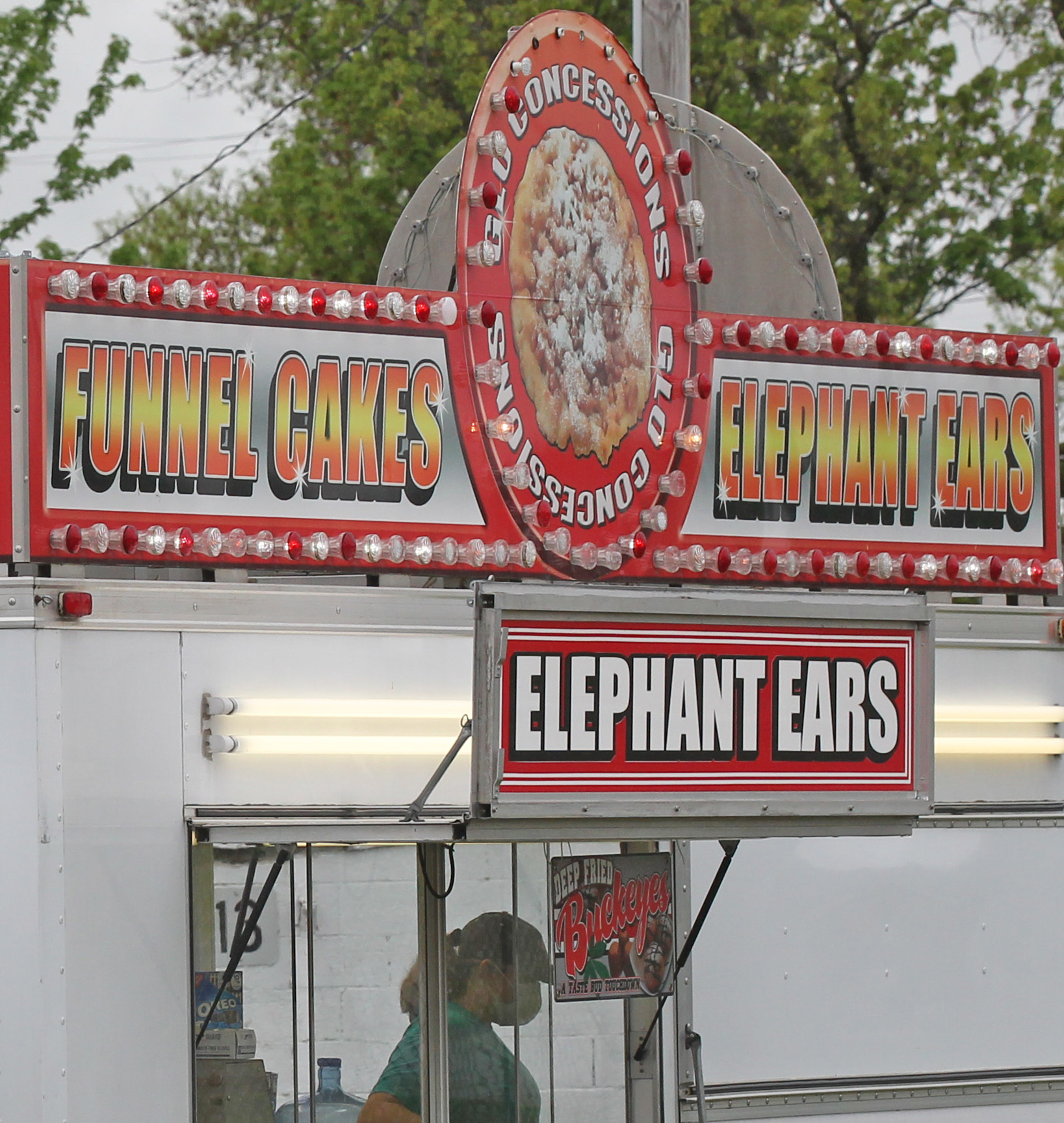 Fair food for sale at the Lorain County Fairground, May 22, 2020