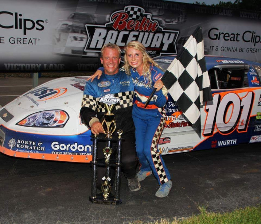 Joe Bush Racing Father, daughter stock car drivers Joe and Lauren Bush - mlive.com