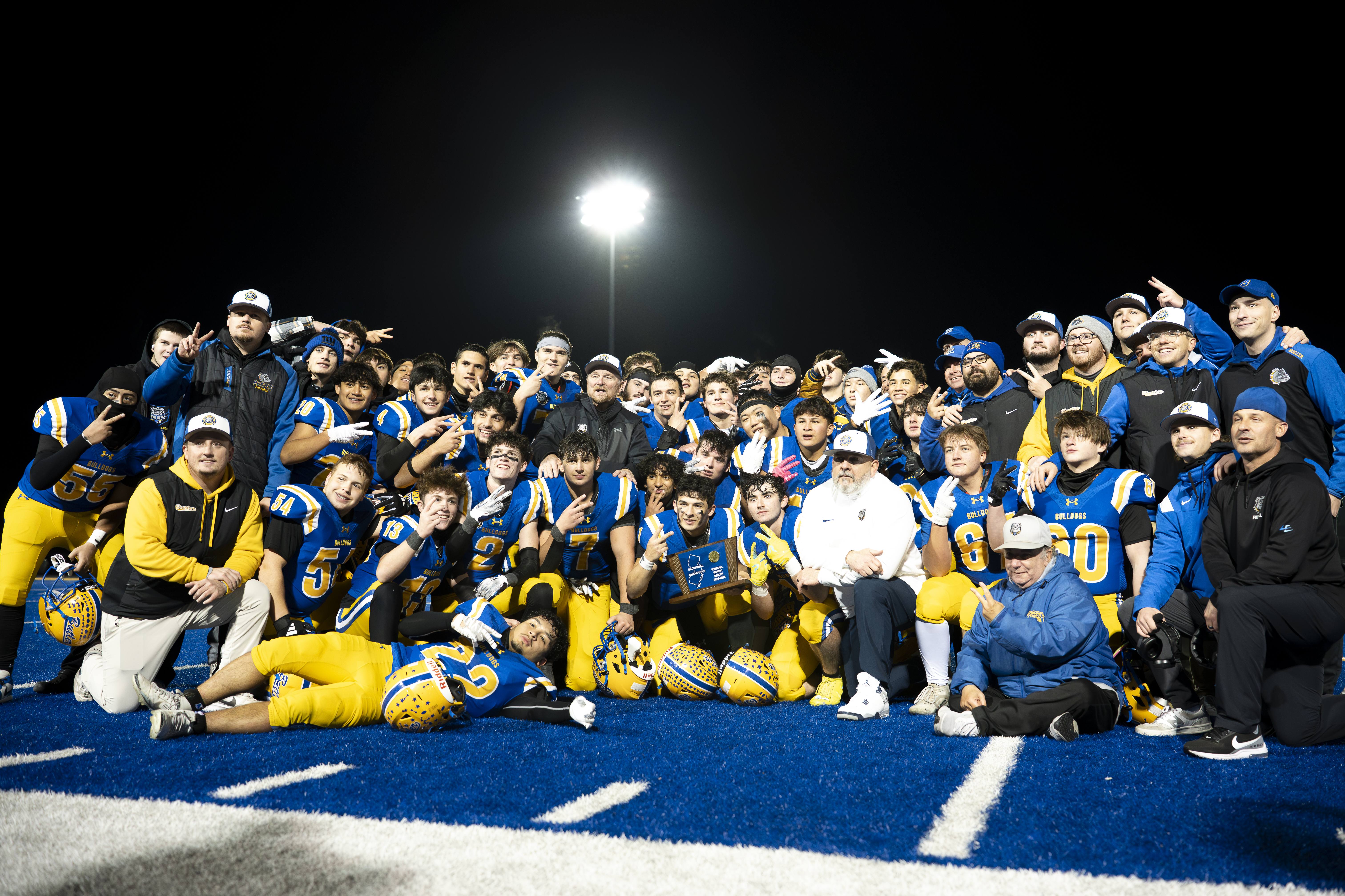 Butler wins the North 1 Group 1 final during the NJSIAA North 1, Group 1 football final between Butler and Kinnelon at Butler High School in Butler, NJ on Friday, November 14, 2025.