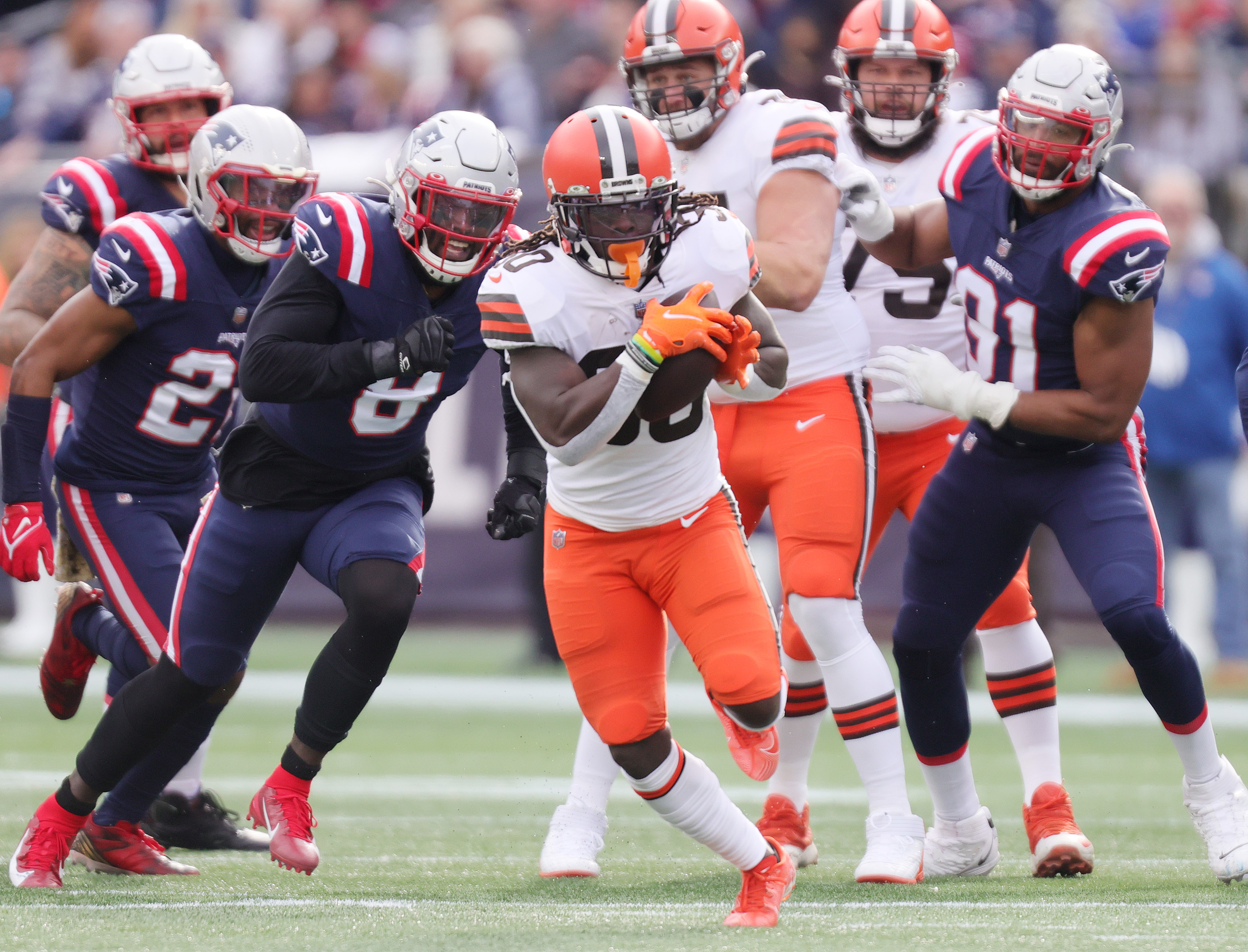 Cleveland Browns unique and special running back room