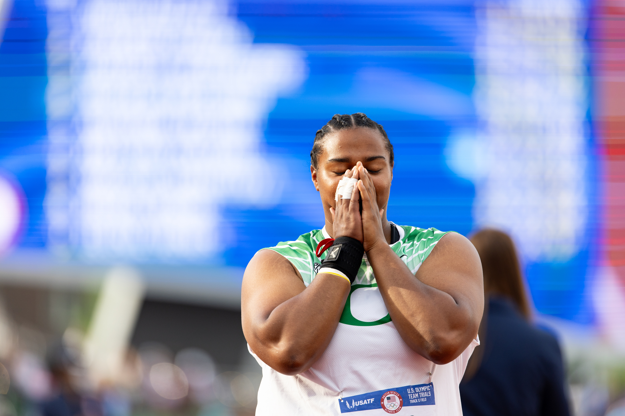 Women's shot put final at U.S. Olympic track and field trials ...