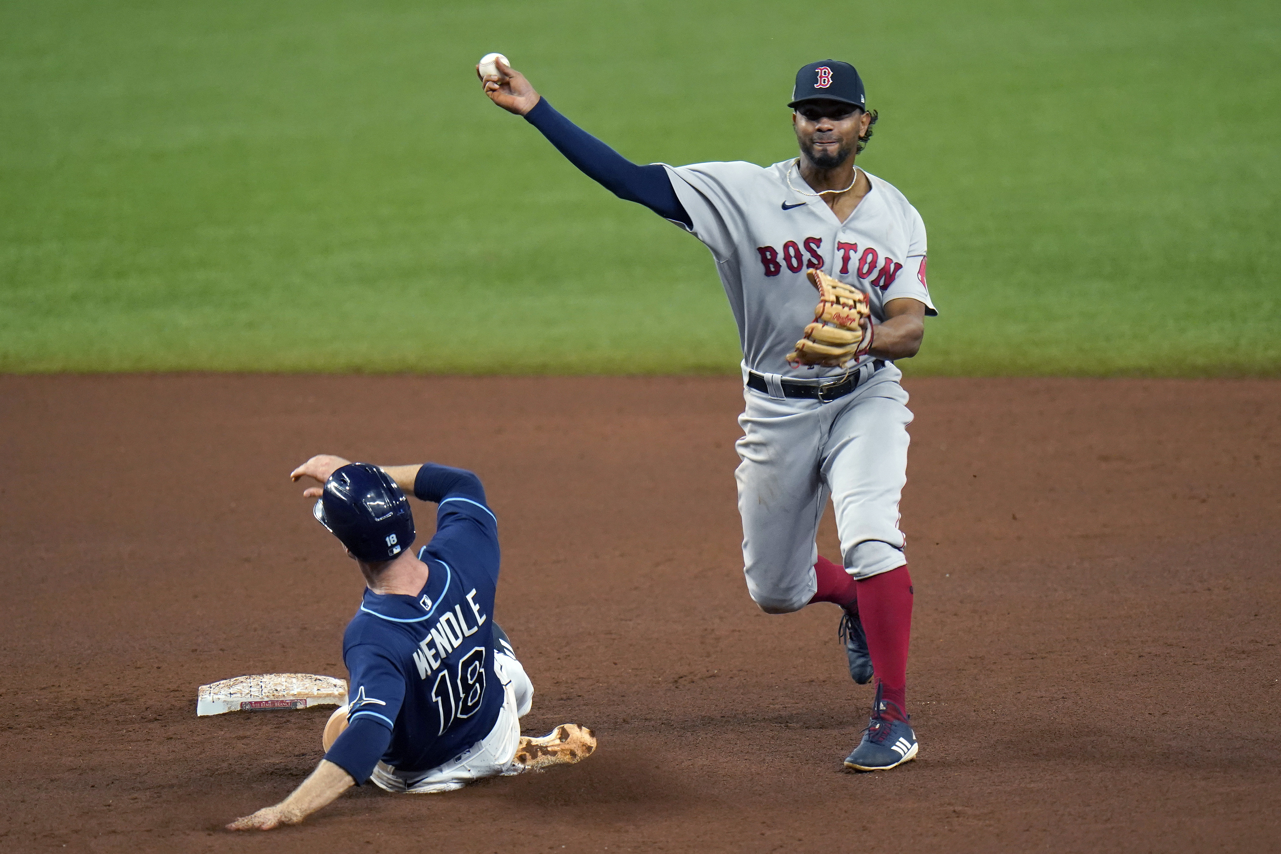 St. Petersburg, FL. USA; Boston Red Sox shortstop Xander Bogaerts