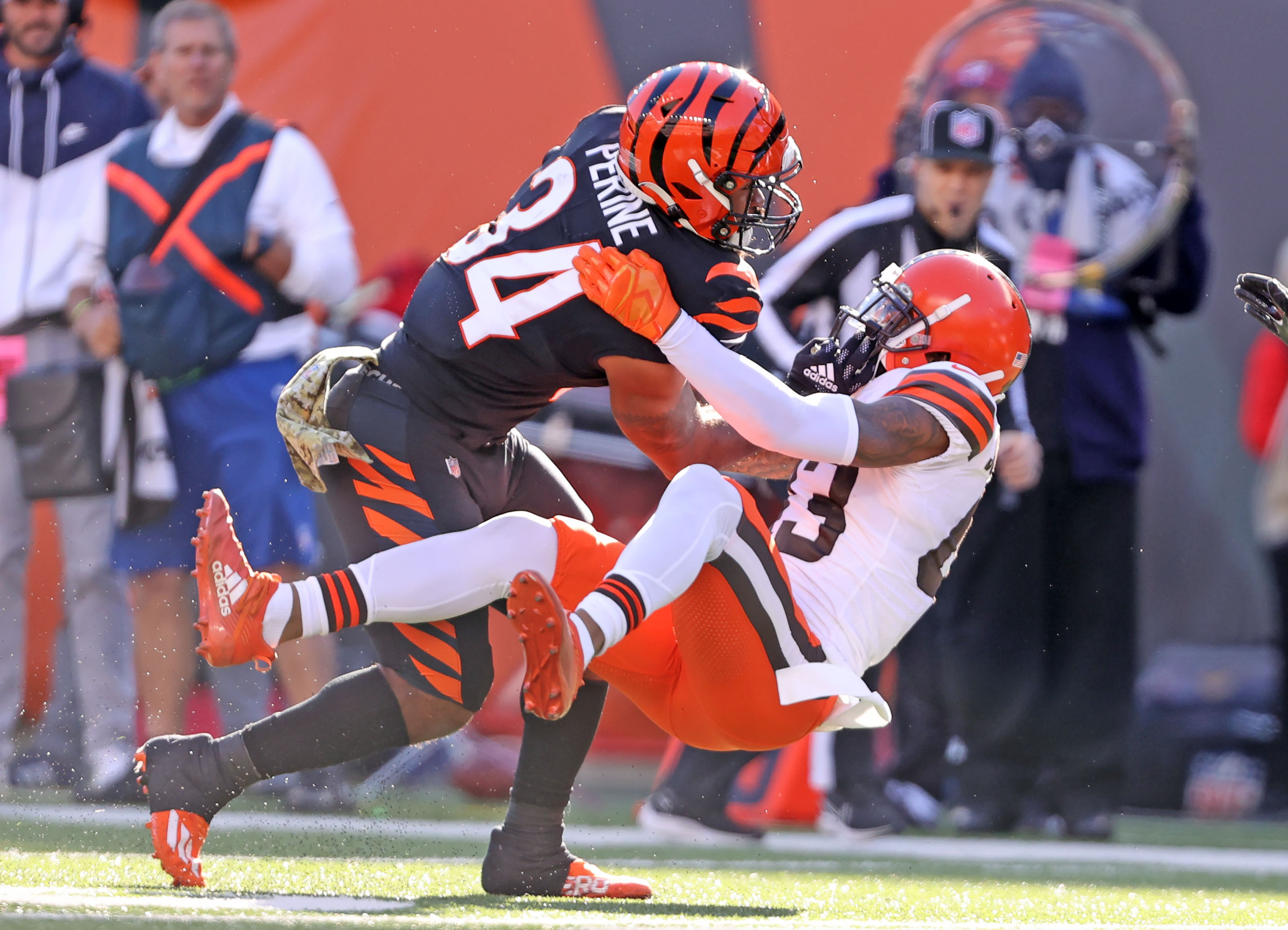 Cleveland Browns defense vs. Cincinnati Bengals, November 7, 2021 ...