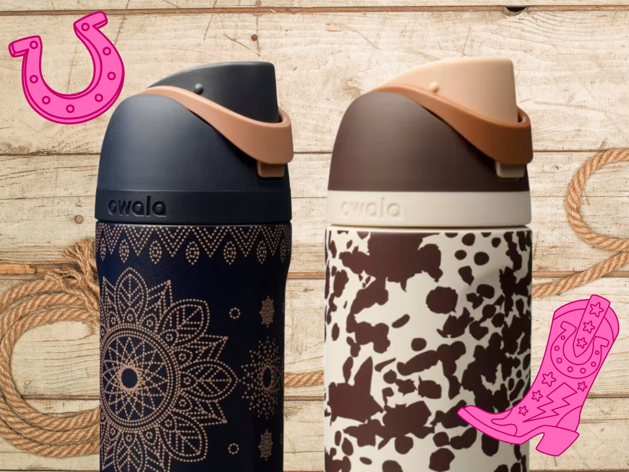 Owala drops new Western 'cowgirl core' Owala bottles exclusively