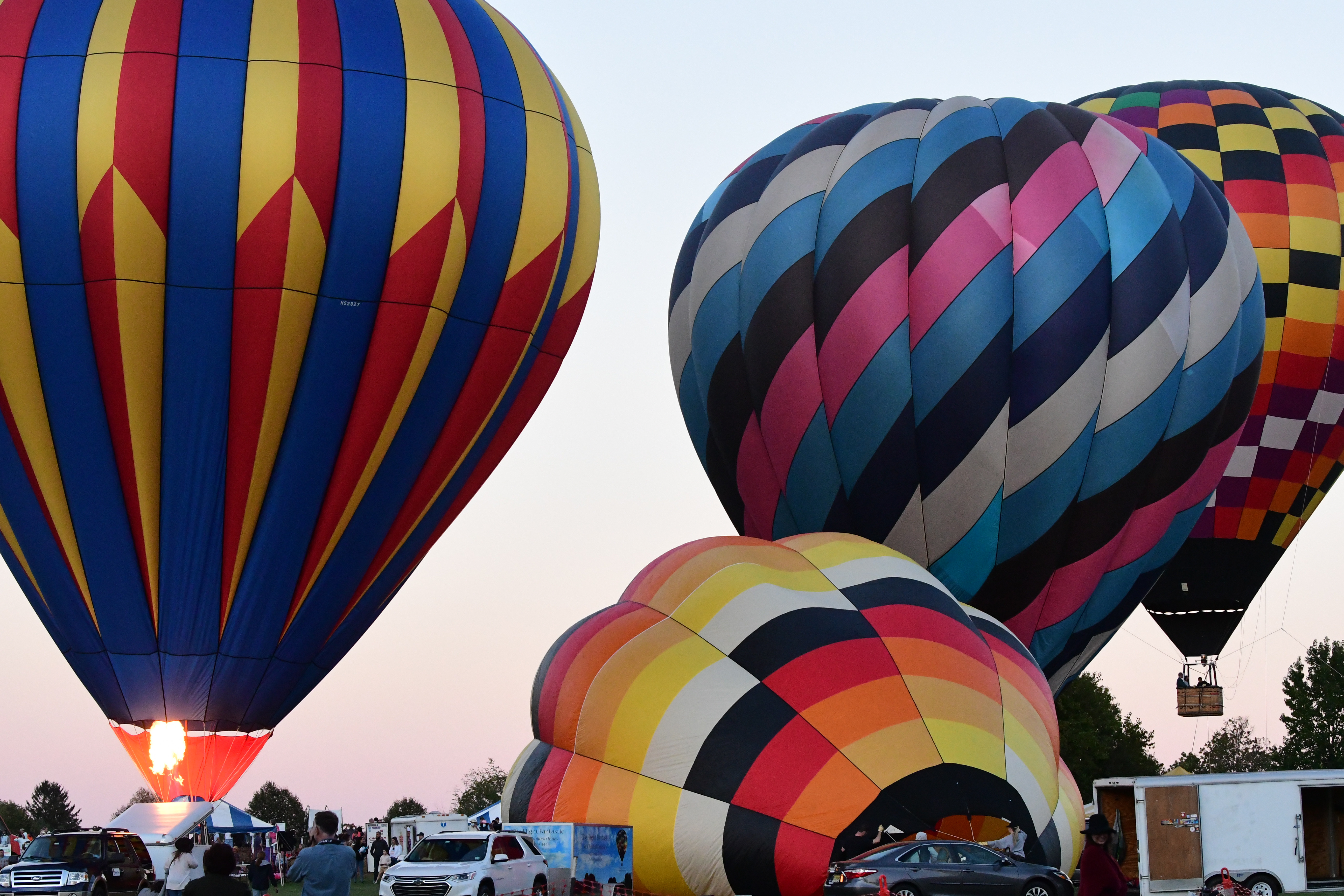Hot Air Balloons at Wadsworth Festival