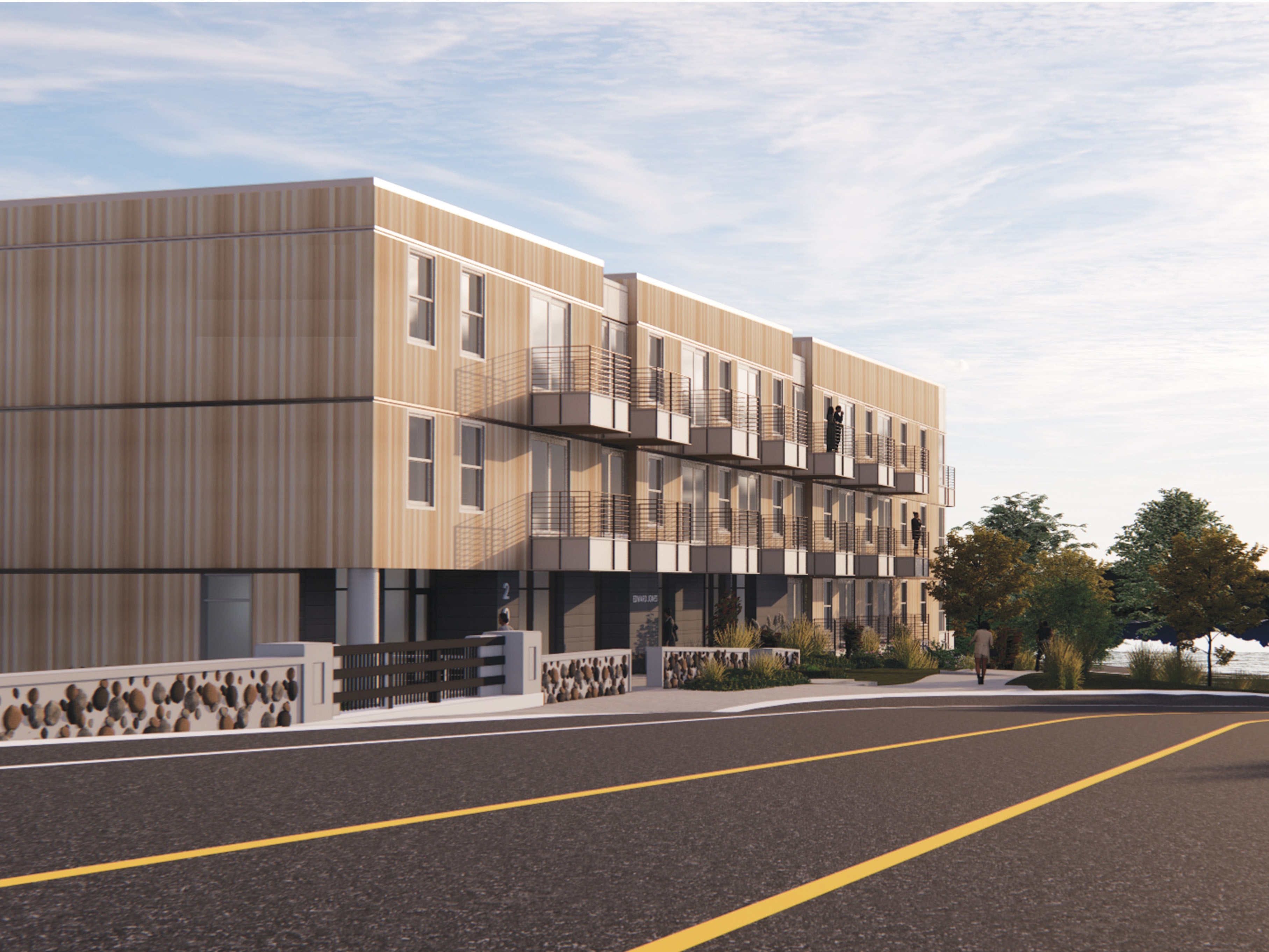 Harwood Flats mixeduse development in Whitehall