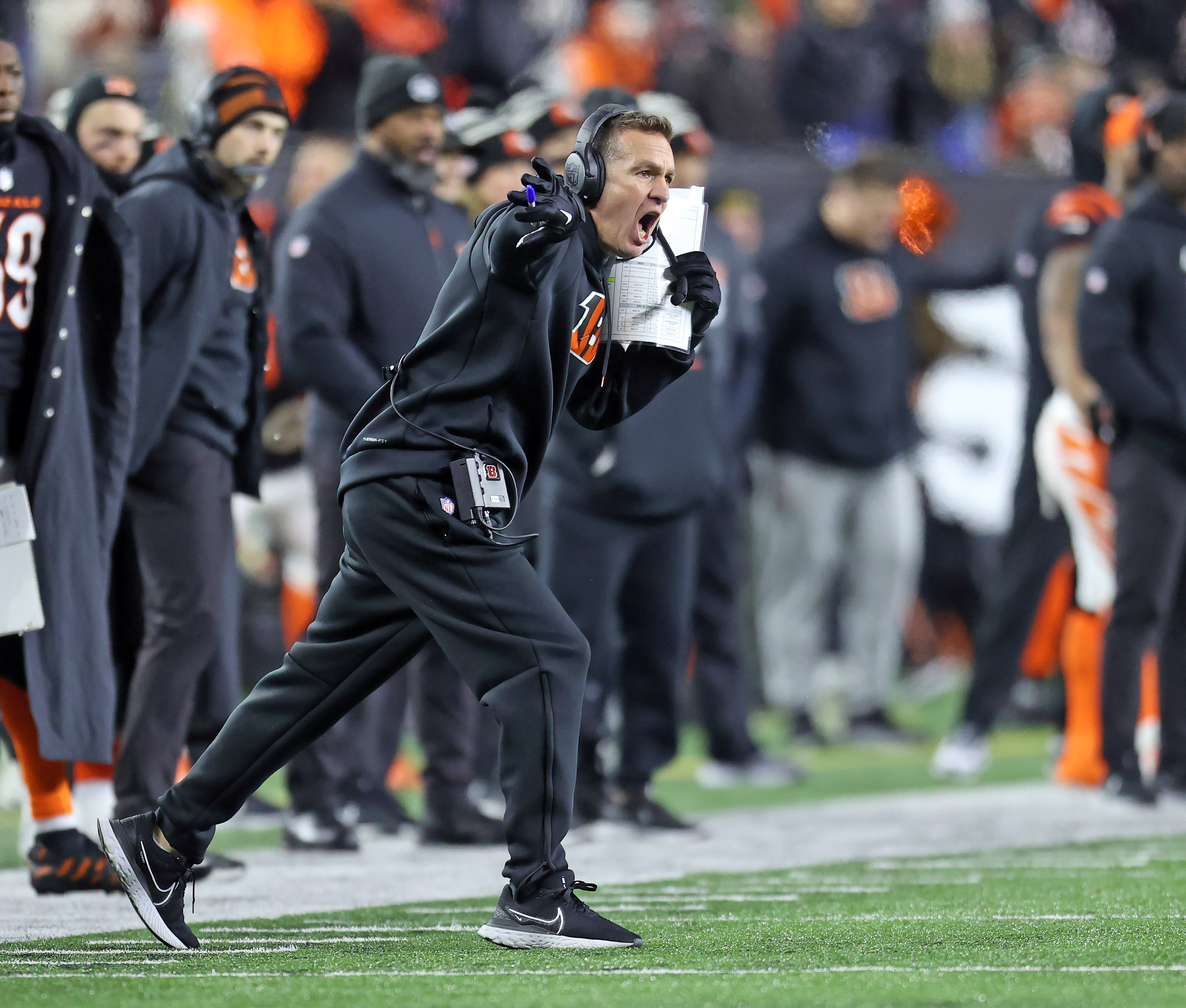 Cincinnati Bengals defensive end Trey Hendrickson during the second half of  the NFL AFC Championship playoff football game against the Kansas City  Chiefs, Sunday, Jan. 29, 2023 in Kansas City, Mo. (AP