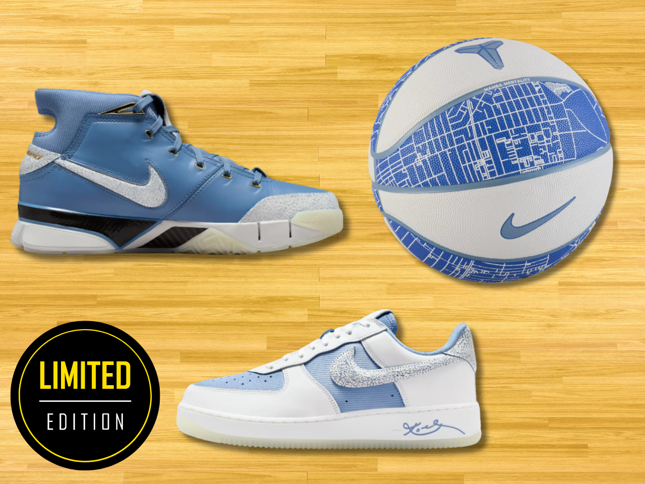 Nike Kobe’s Custom Men’s Blue & Gold Athletic Shoes (SEE PHOTOS) 3 pairs!! Nike Kobe 5 blue and gold 10.5 (43.5) | Mercari main image 2