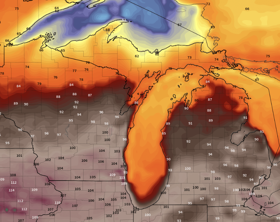 Michigan’s mini heat wave How hot, when it peaks, when it ends