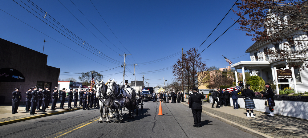 Funeral for Phillipsburg police officer Dominic 'Dom' Belcastro ...