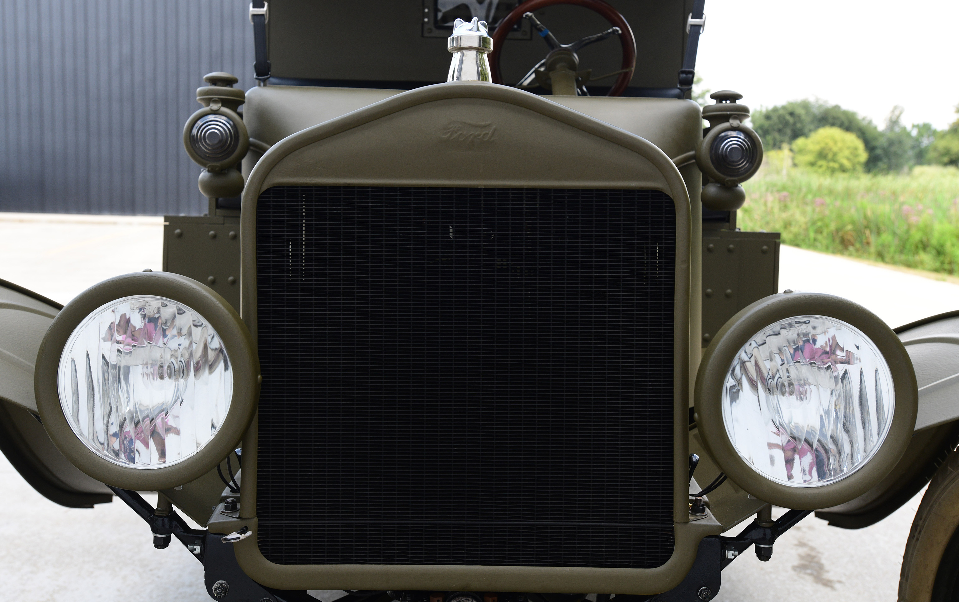 The Michigan Military Heritage Museum converted a 1917 Ford Model T to a World War I era ambulance. The ambulance was on display at the Grass Lake museum on Thursday, Aug. 27, 2020. It took three years for the restoration to complete.
