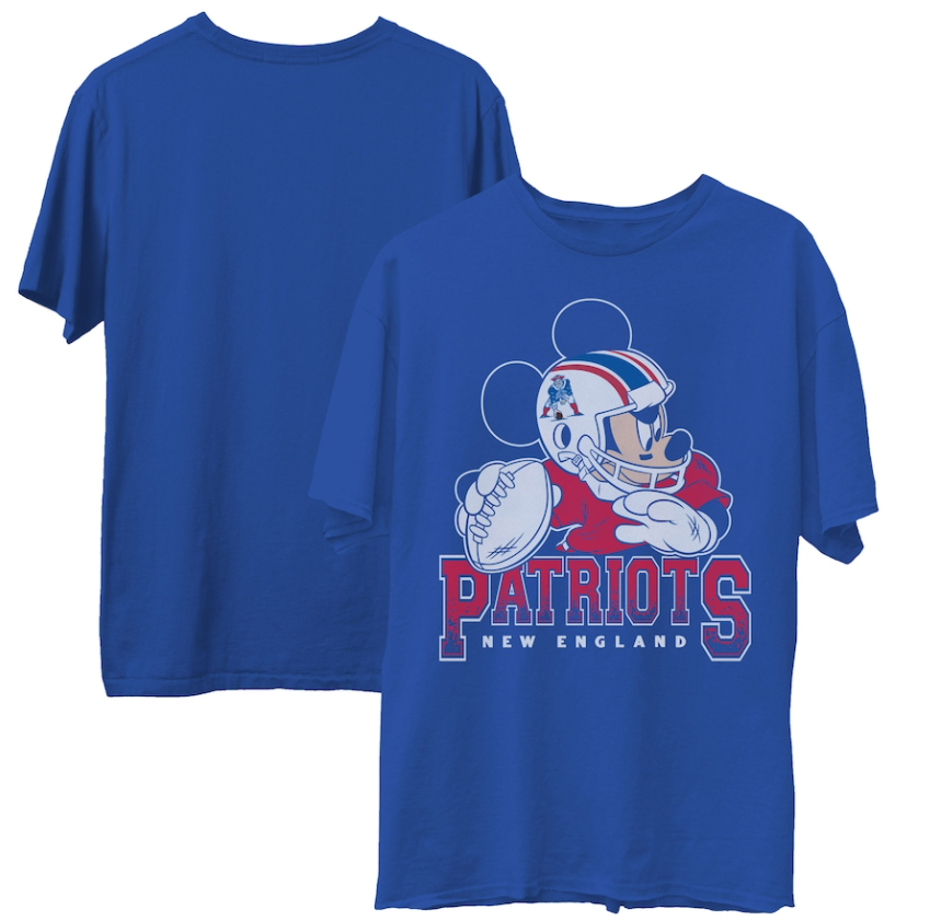 NFL New England Patriots Mickey Mouse Disney Football shirt