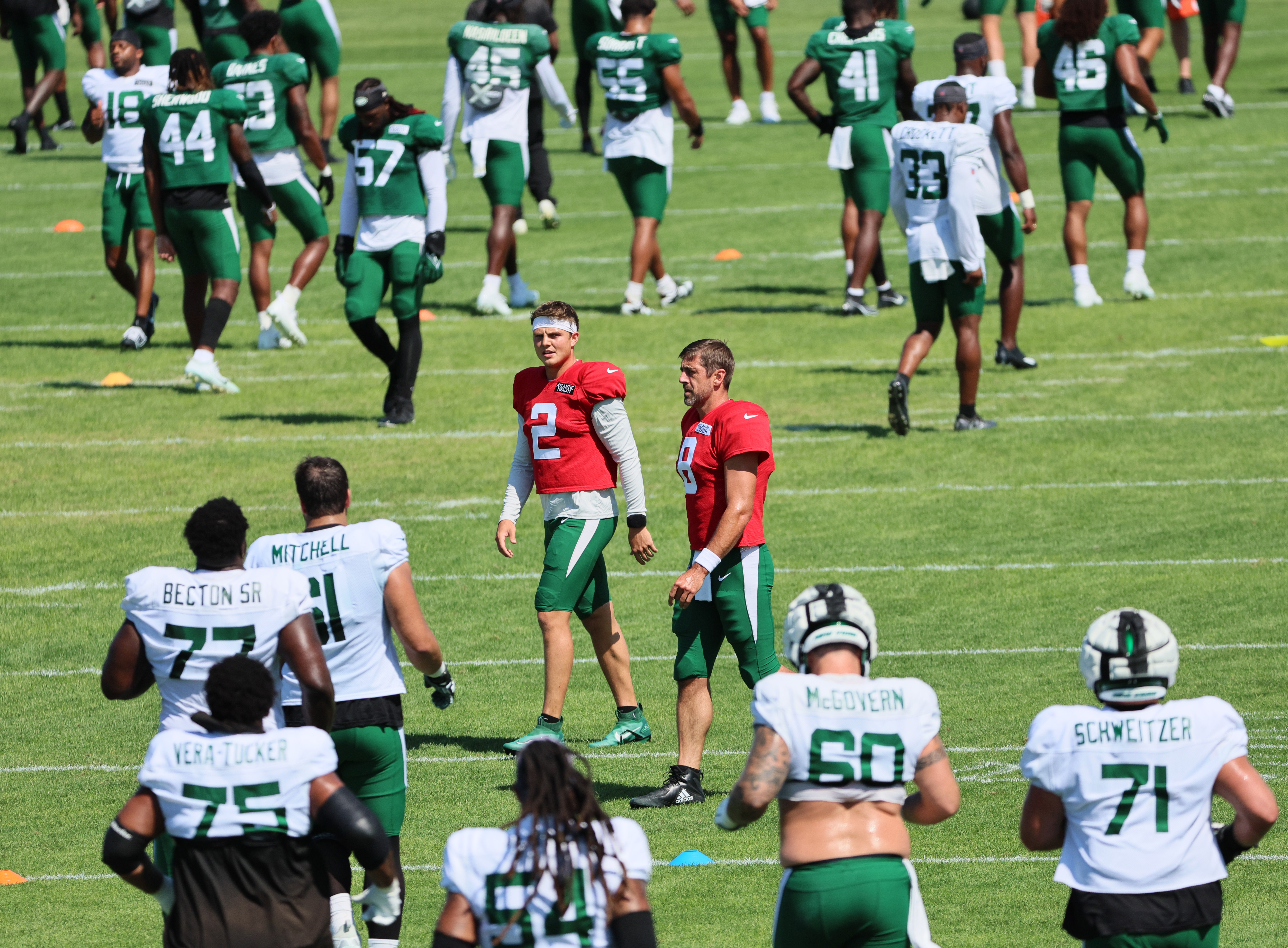 Jets Without Both Starting Guards in Joint Practice vs. Bucs