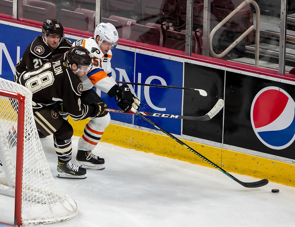 Lehigh Valley Phantoms defeated Hershey Bears 2-1 in overtime at the ...