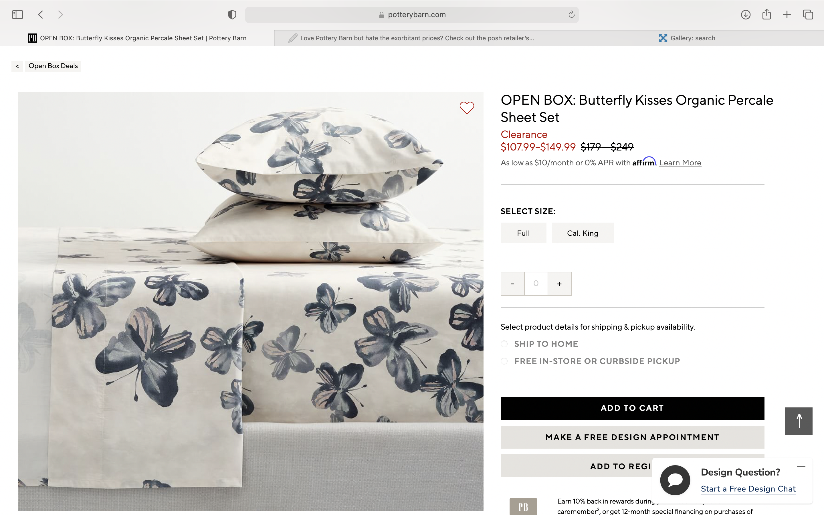 Pottery Barn Open Box Deals curated on LTK