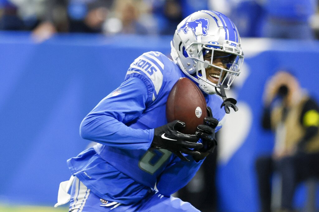 Jameson Williams wows Lions with speed at his first practice