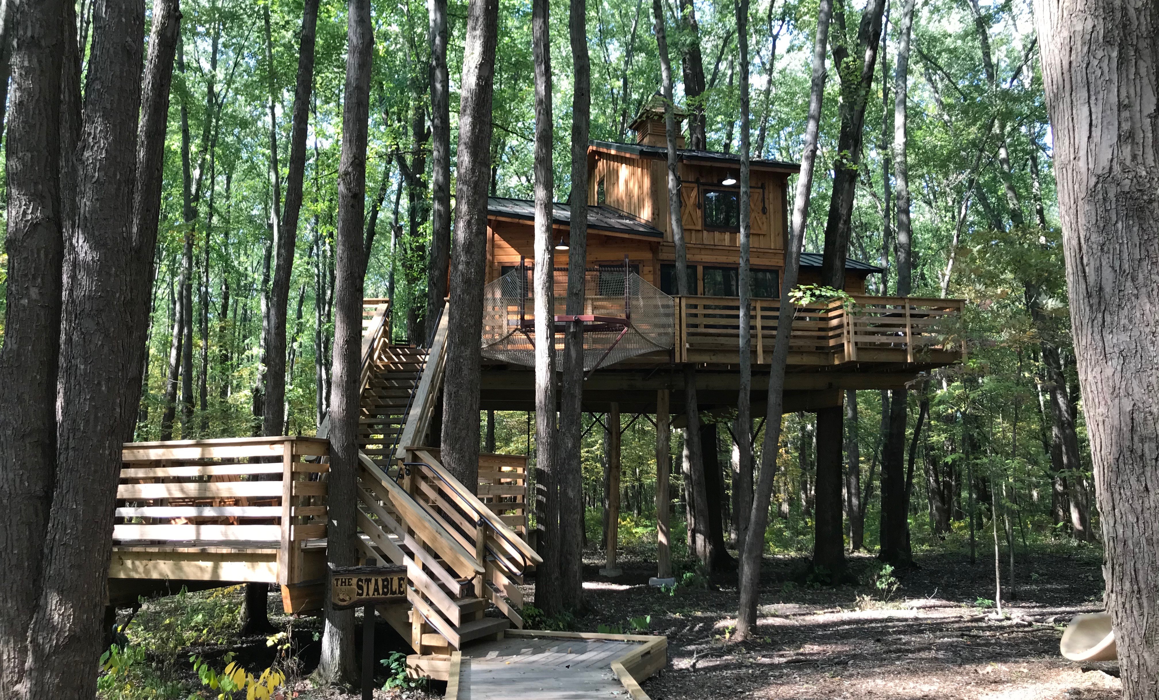 Overnighting In Toledo S Magical New Treehouse Village Where The Sounds Of The Forest Come To Life Cleveland Com