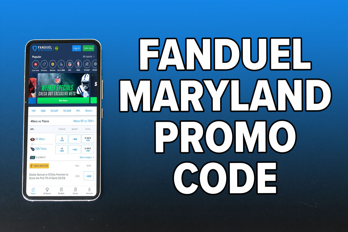 FanDuel Maryland promo code: $200 instant bonus for any NFL Week 13 game 