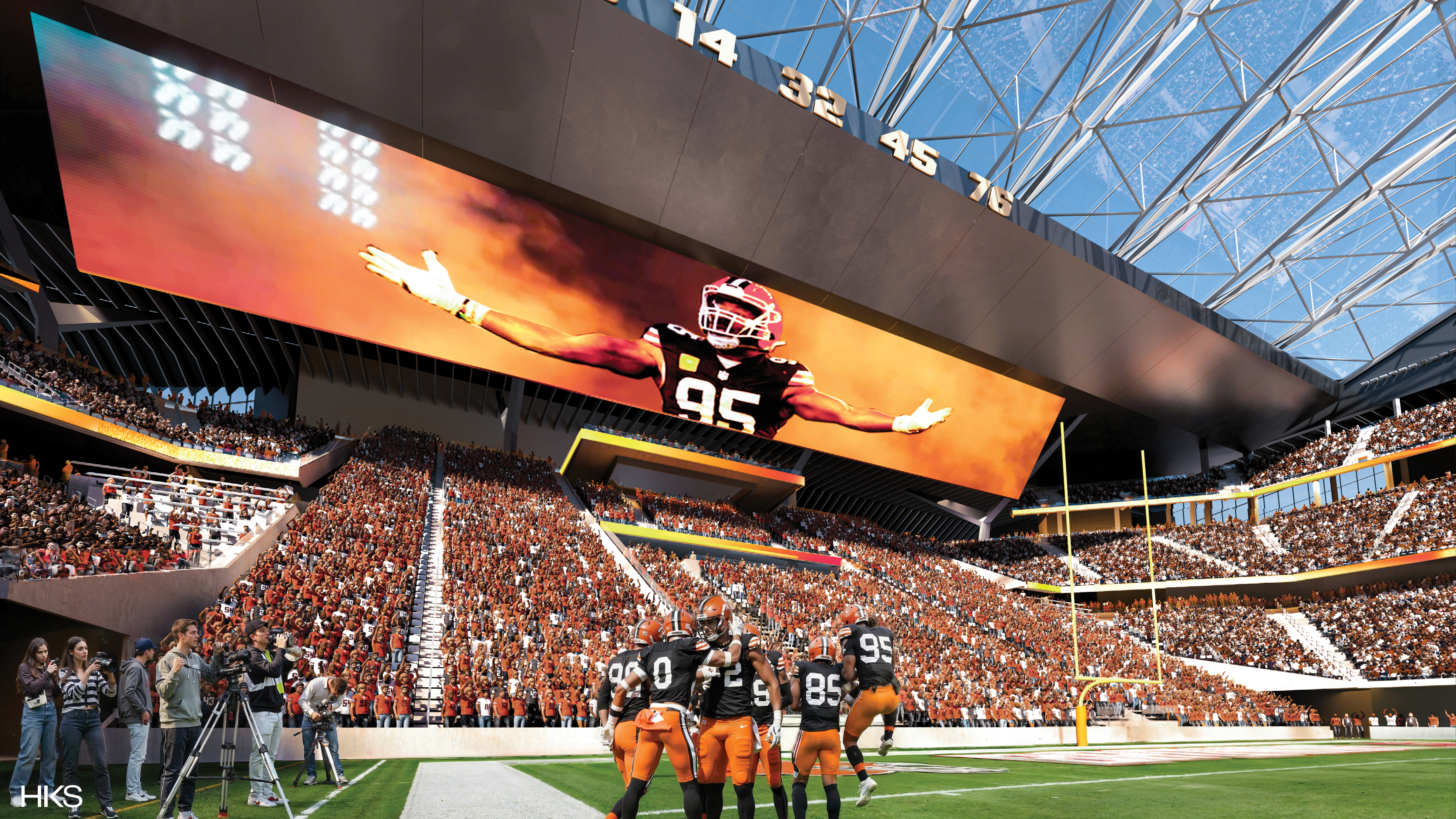 A sneak peek at the Browns' new Dawg Pound, and more Brook Park