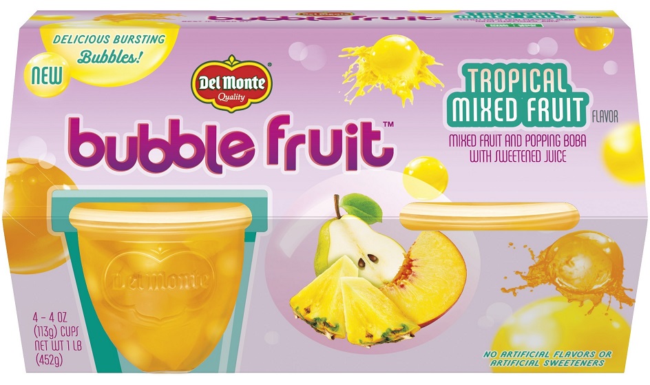 dole bubble fruit cups