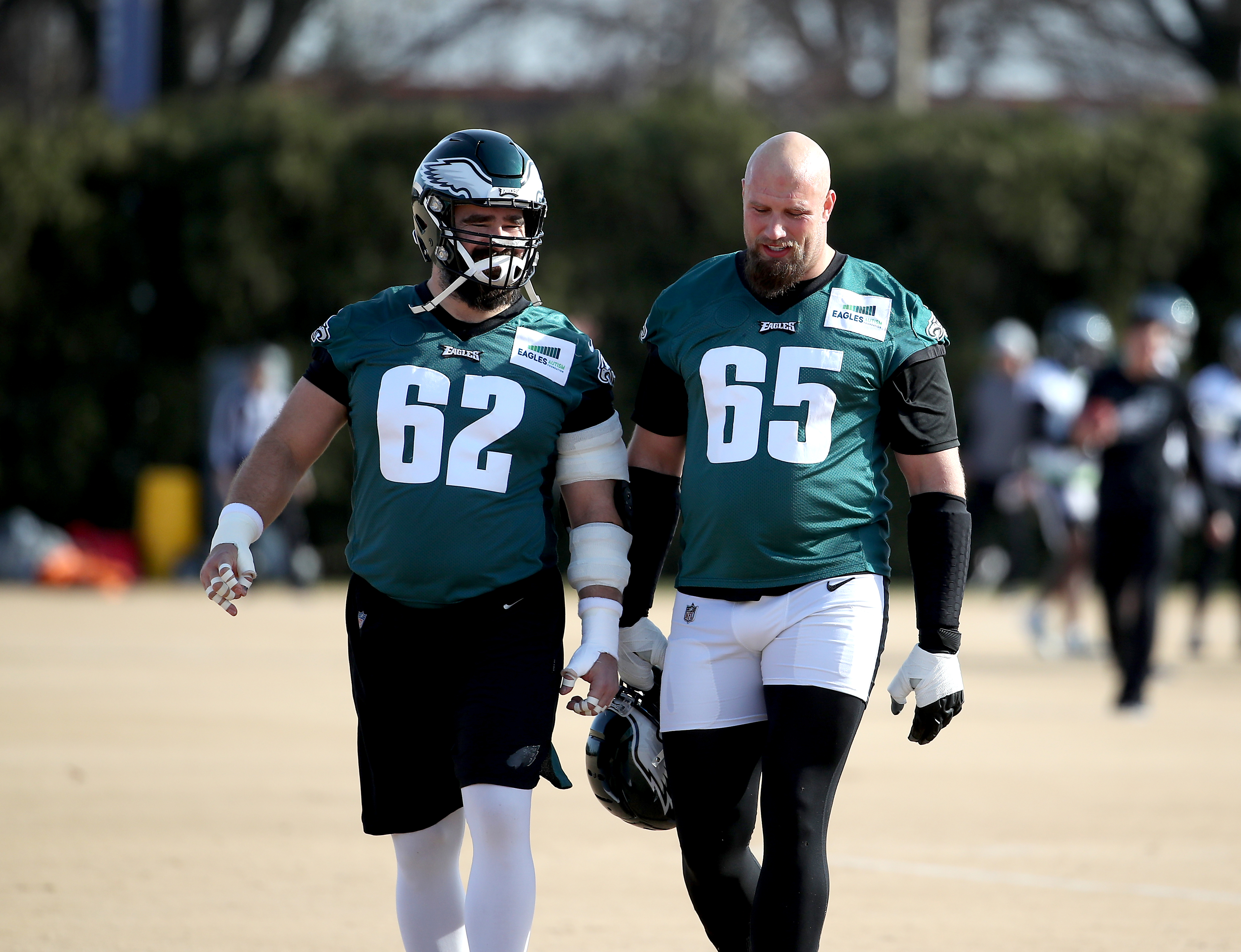 Philadelphia Eagles hold practice at the NovaCare Complex, Dec. 16