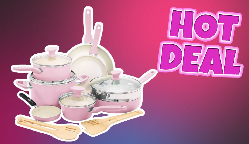 Target slashed $80 off this 16-piece GreenPan cookware set in the