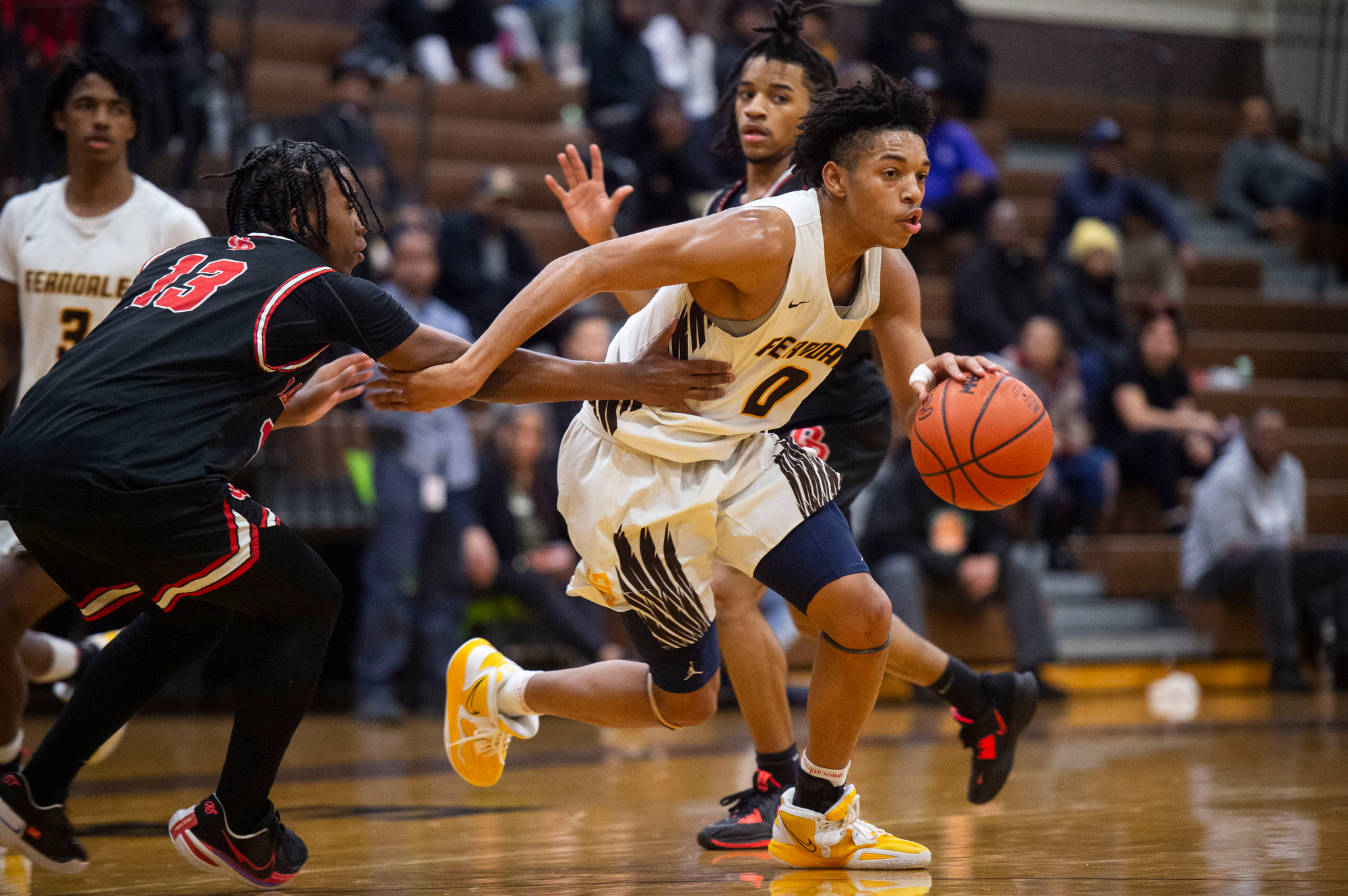 Oak Park at Ferndale high school basketball