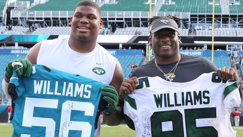 Brothers Quinnen, Quincy Williams determined to win together with Jets